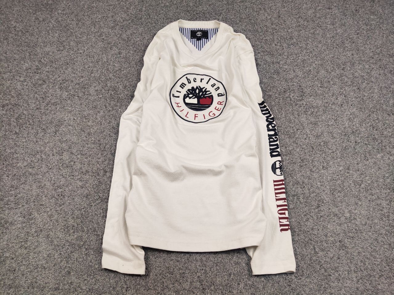 Tommy Hilfiger Timberland x Tommy Hilfiger White Logo long sleeve Top Size US L / EU 52-54 / 3 - 2 Thumbnail