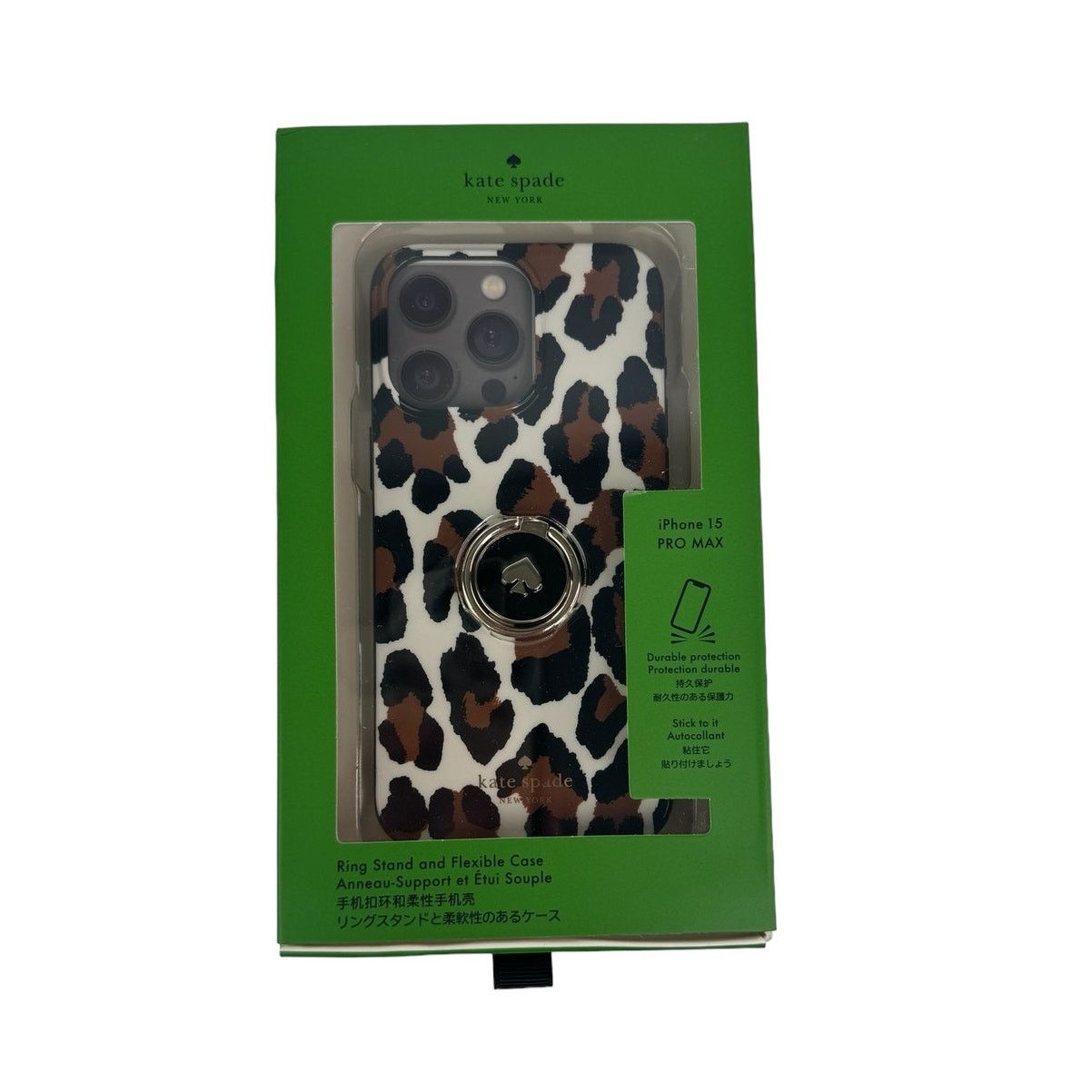 Kate Spade Kate Spade Spotted Leopard Printed iPhone 15 Pro Max Case Size ONE SIZE - 1 Thumbnail