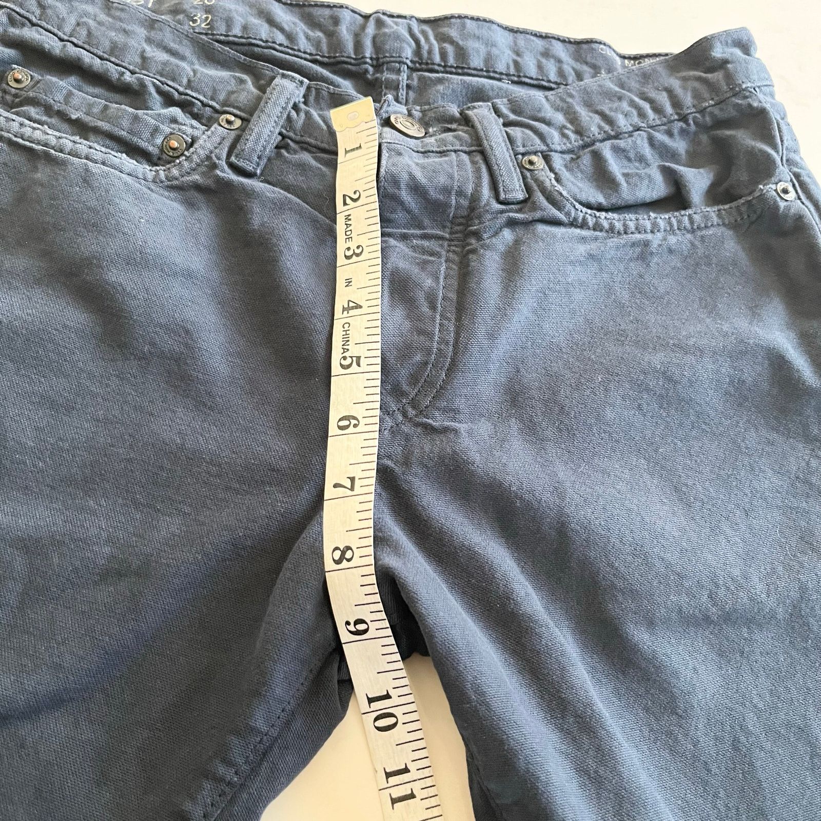 Club Monaco Club Monaco Mens Dark Blue Wash Slim Fit Denim Pants 28x30 Size US 28 / EU 44 - 6 Thumbnail
