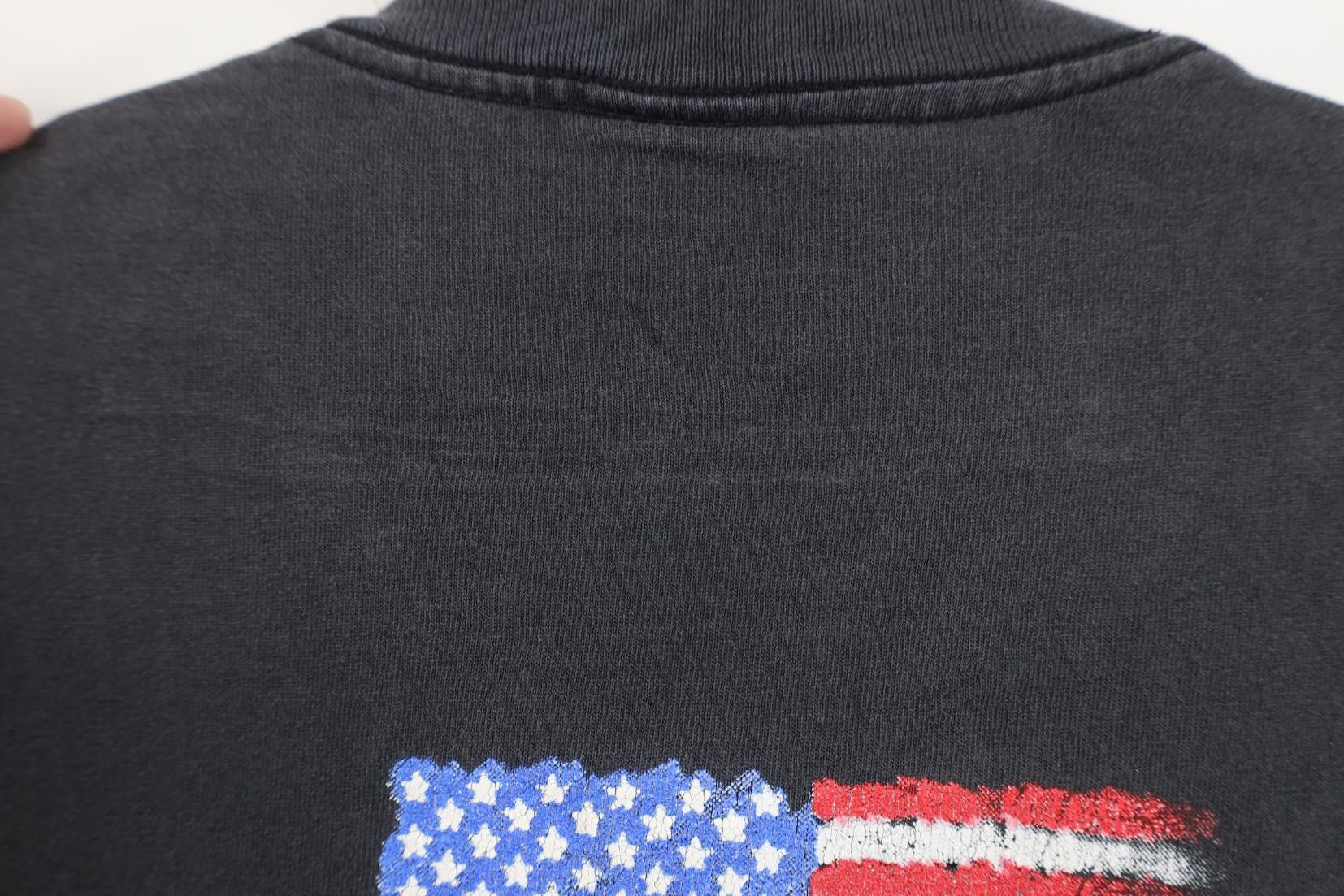 Vintage Vintage 90s Streetwear Short Sleeve T-Shirt Black USA Size US XL / EU 56 / 4 - 9 Thumbnail