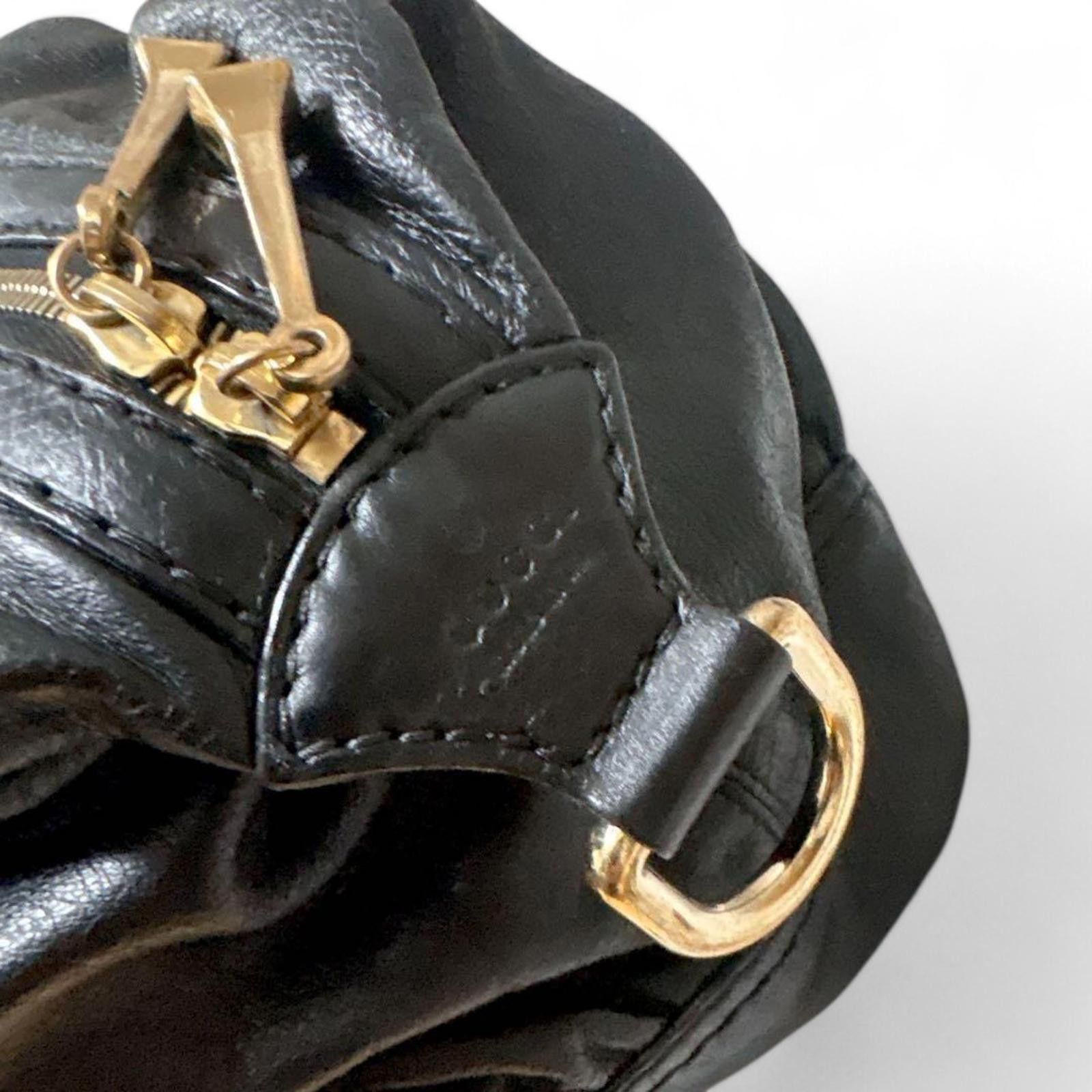 Prada Prada - Black Leather Shoulder Bag Size ONE SIZE - 5 Thumbnail