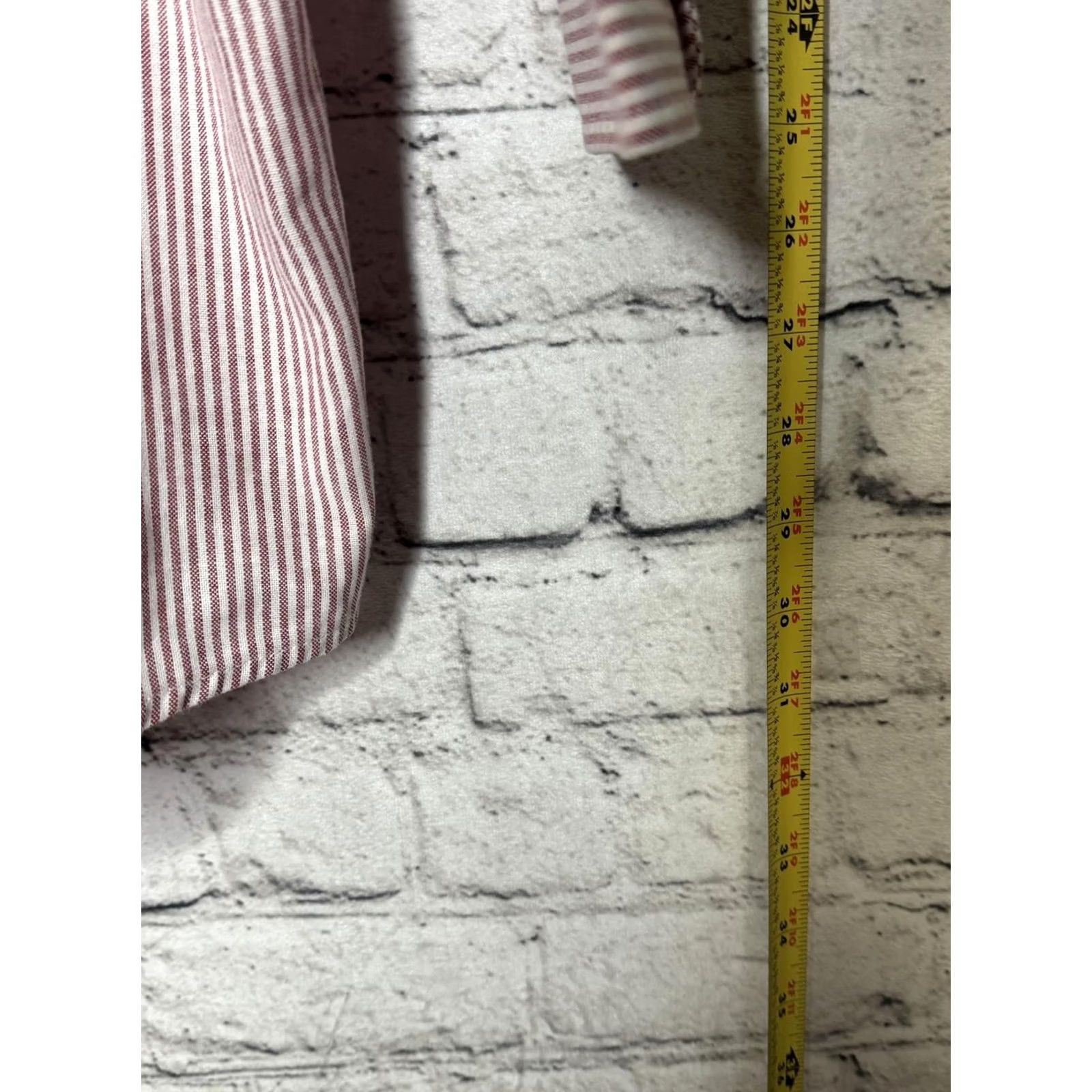 Dickies Dickies Button-Up Shirt Red Striped 17-17.5 Regular XL Mens Long Sleeve Button-Down Collar Casual Workwear Size US XL / EU 56 / 4 - 5 Thumbnail