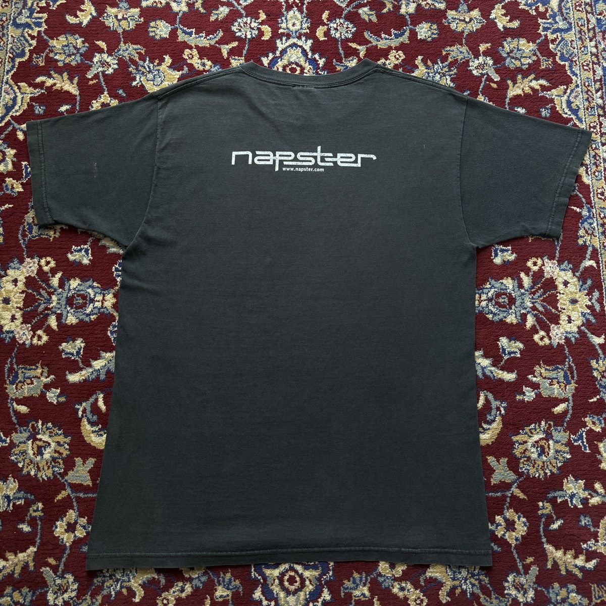 Band Tees Vintage 90s-00s Napster logo Tee Music Downloading metallica Size US L / EU 52-54 / 3 - 4 Thumbnail