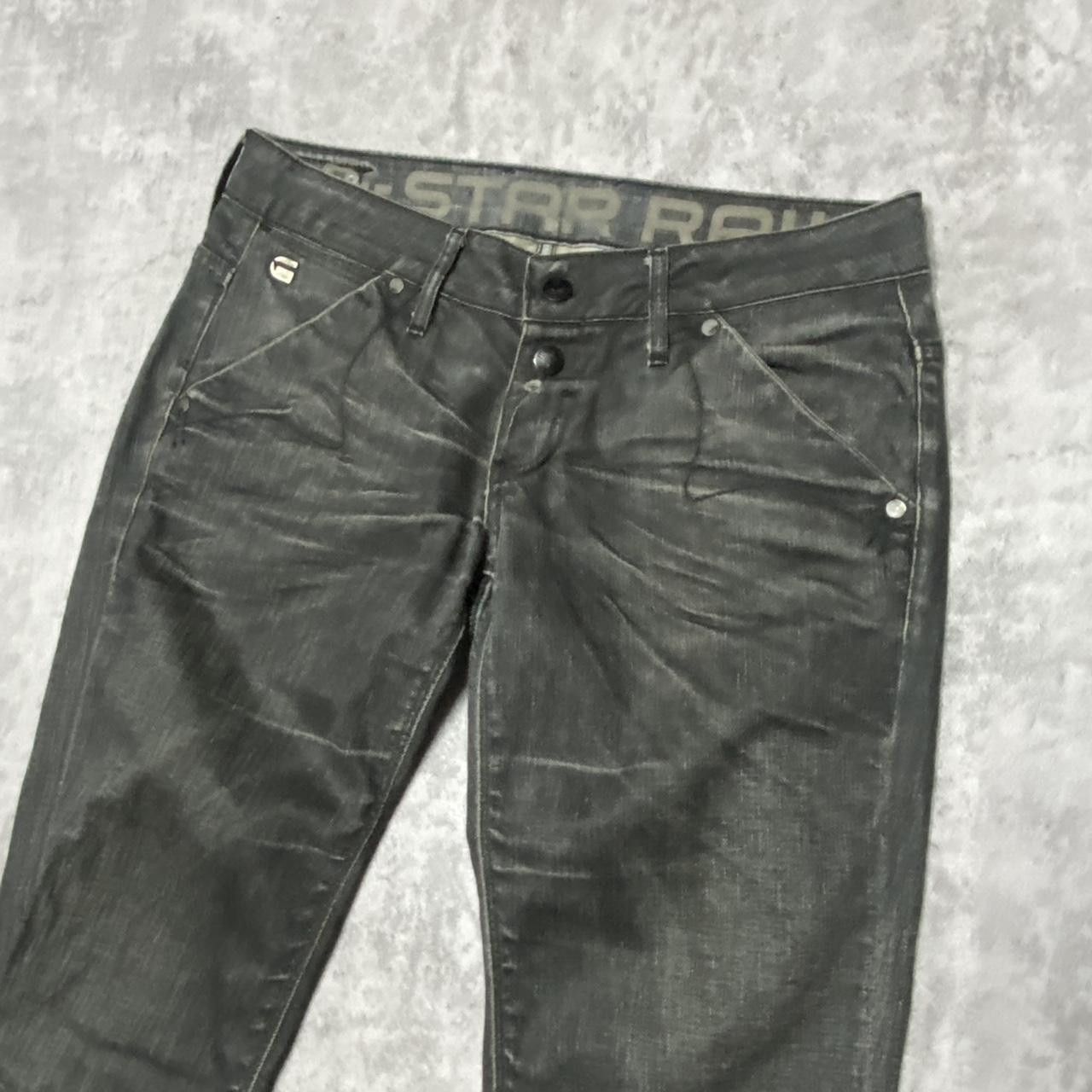 G-Star G-Star RAW black slim fit jeans with adjustable cuffs Size US 30 / EU 46 - 2 Thumbnail