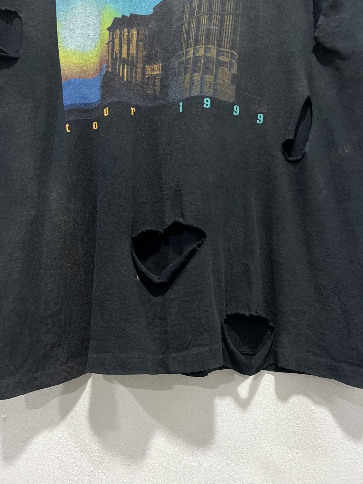Band Tees × Vintage Vintage 1999’ Bruce Springsteen & The Street Band Distressed Tshirt Size US L / EU 52-54 / 3 - 3 Thumbnail