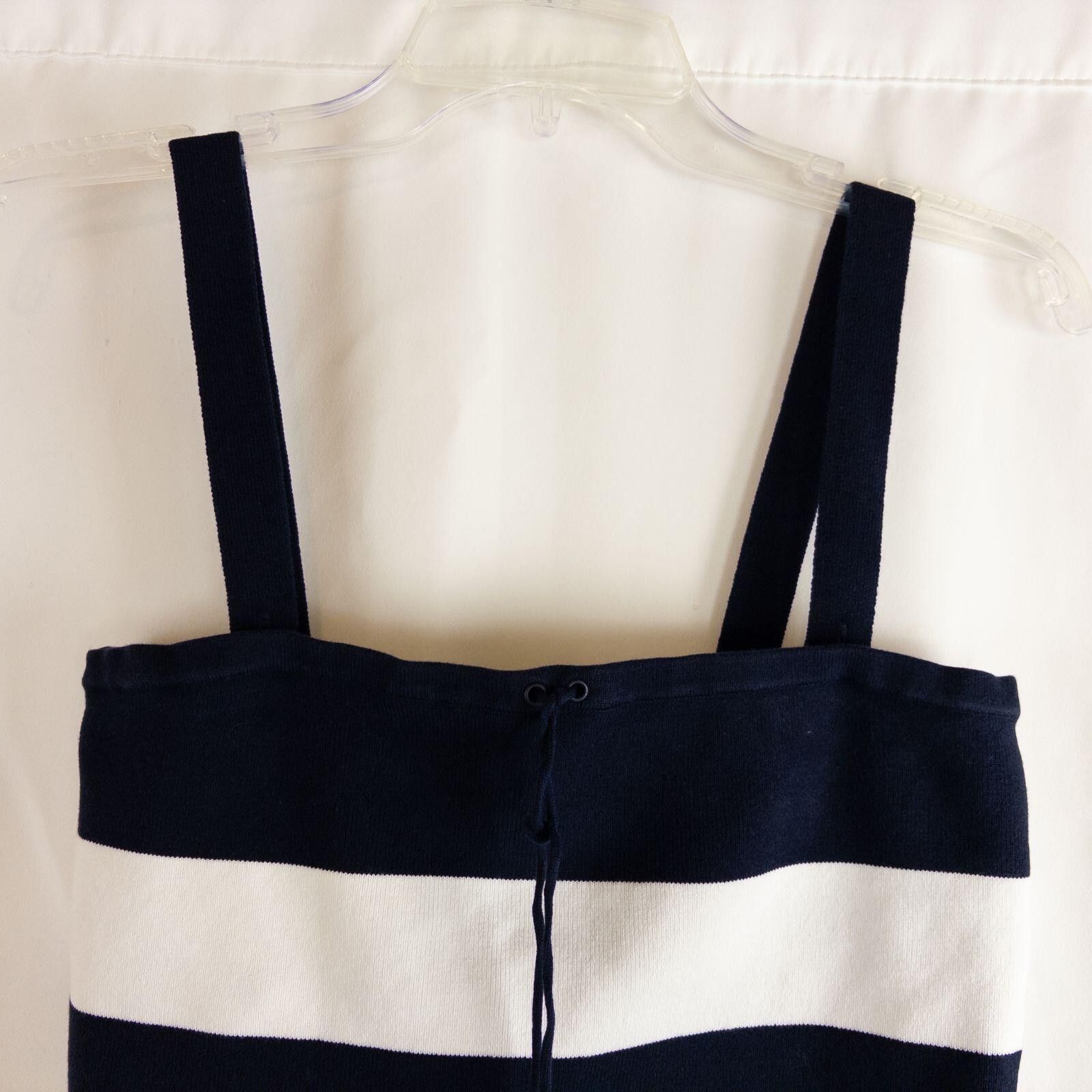 Other Dana Buchman Vintage Blue & White Striped Tank Womens Medium Size M / US 6-8 / IT 42-44 - 5 Thumbnail