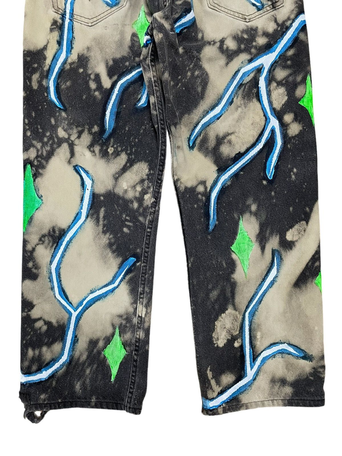 Levi's 1 of 1 Custom handpaint Levis 505 Jeans Size US 33 - 11 Thumbnail
