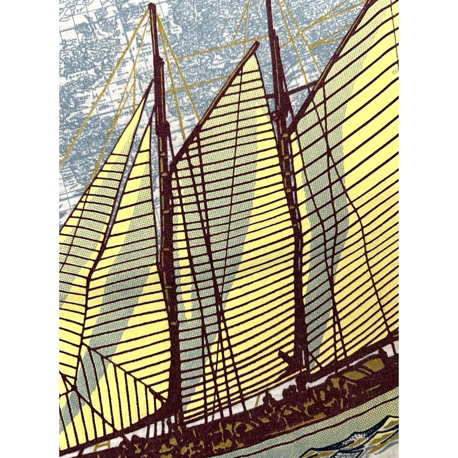 Vintage VINTAGE 90s Dana Point Resort Sailing America California Tee Gray Medium Mens Size US M / EU 48-50 / 2 - 4 Thumbnail