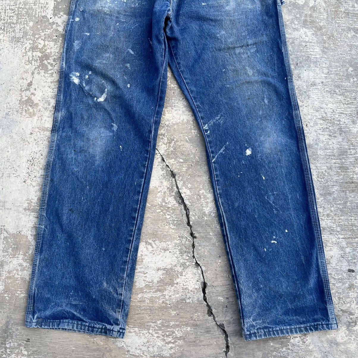 Dickies Dickies Painted Carpenter Denim Jeans Size 34x31 Size US 34 / EU 50 - 4 Thumbnail