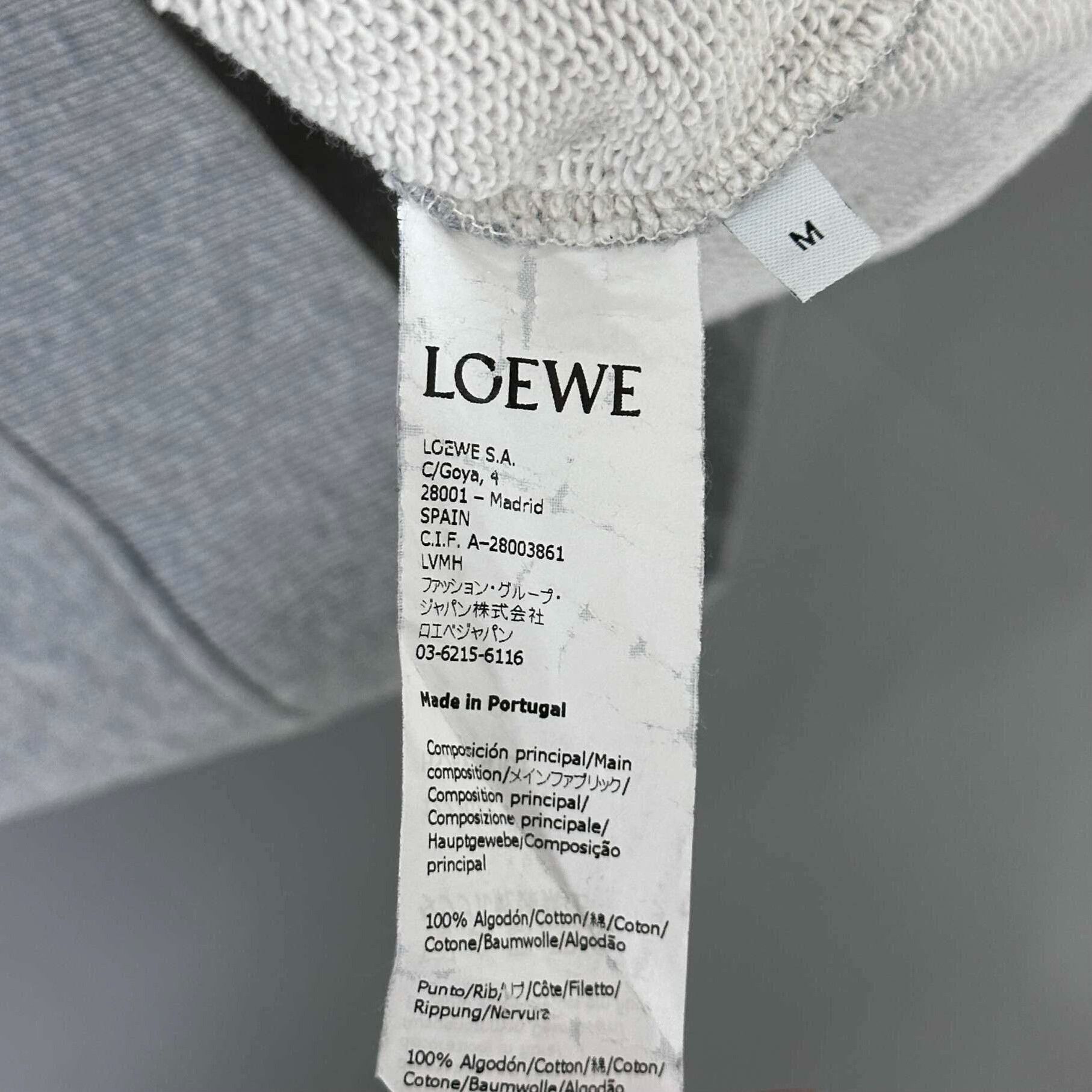 Loewe color block embroidered logo sweatshirt Size US M / EU 48-50 / 2 - 6 Thumbnail