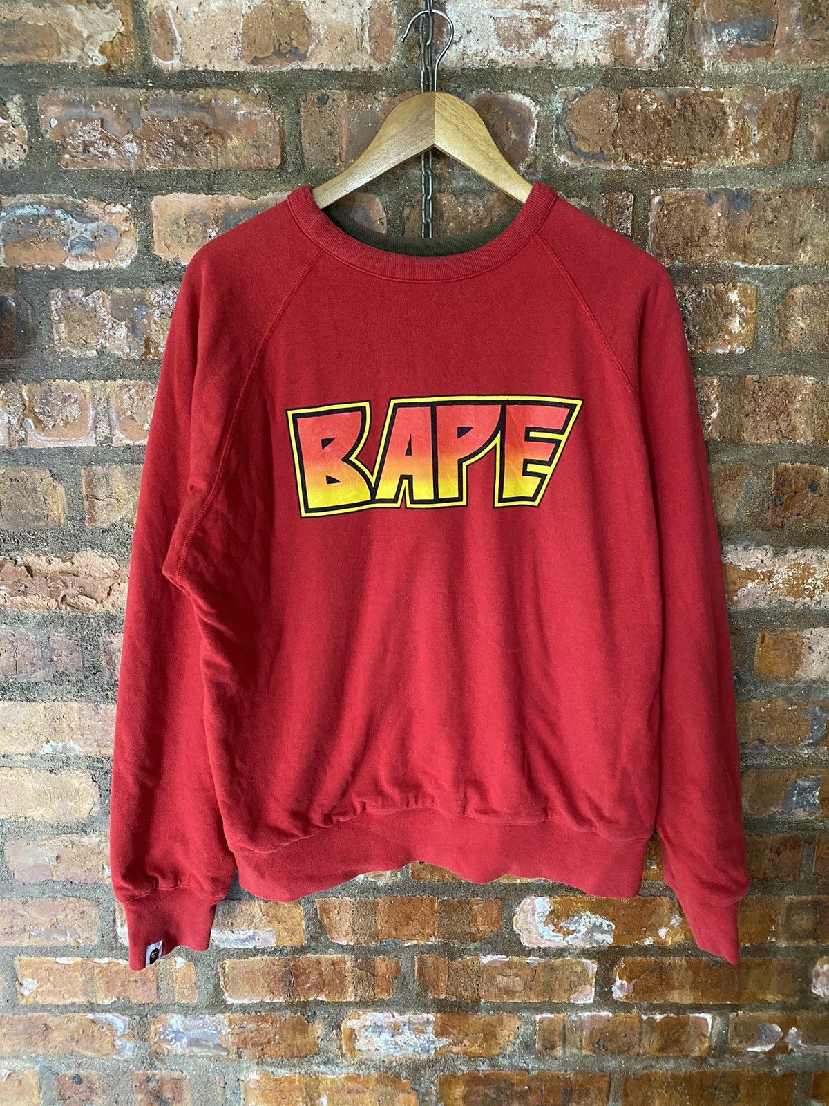 Bape AW2005 BAPE kiss Anarchy college Star reversible sweat Size US L / EU 52-54 / 3 - 4 Thumbnail