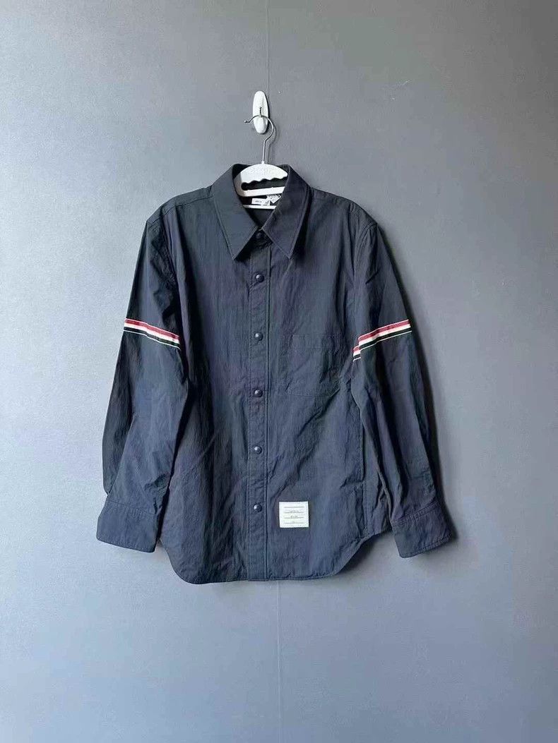 Thom Browne Thom Browne size1 Double-breasted shirt jacket Size US S / EU 44-46 / 1 - 1 Thumbnail