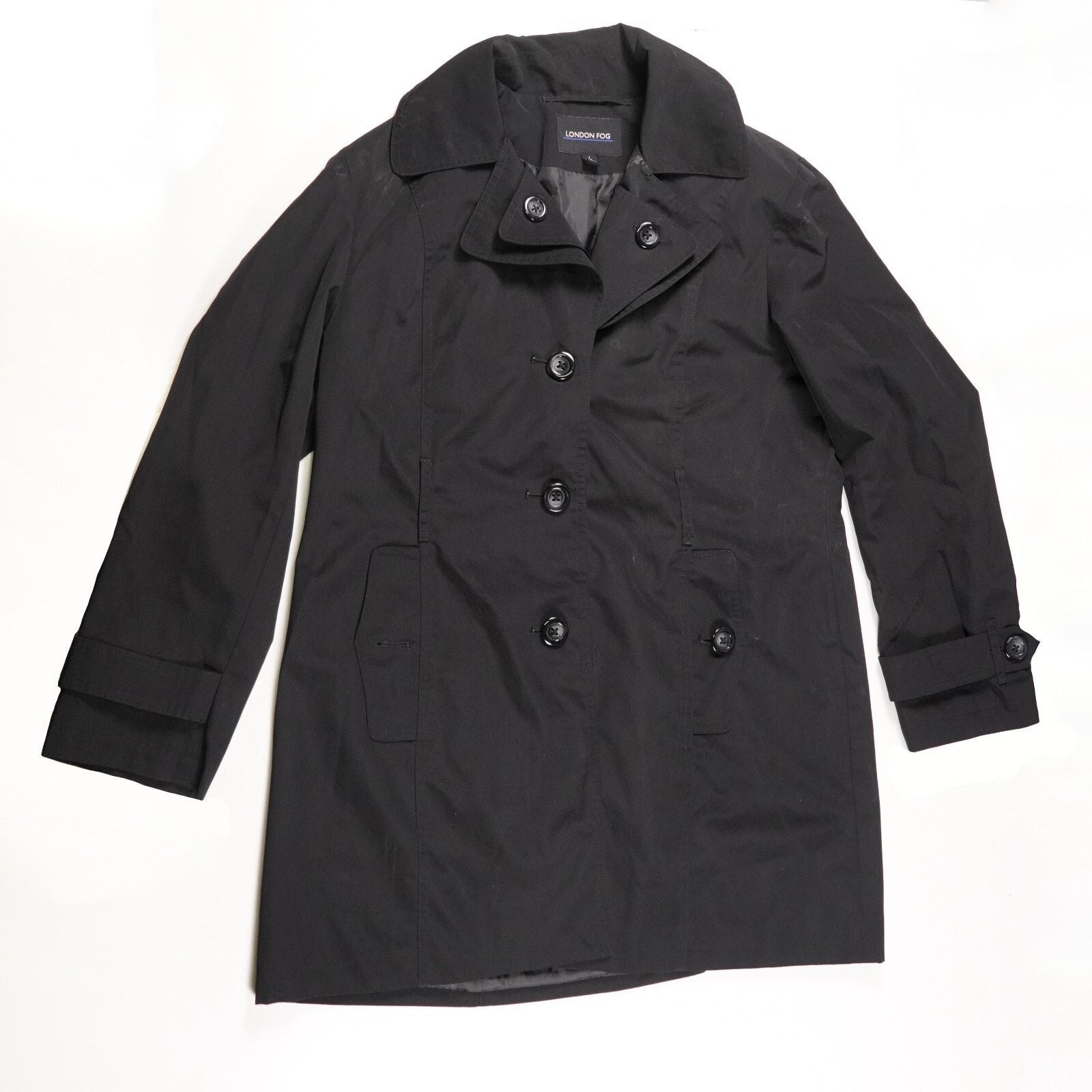 London Fog London Fog Button Up Trench Coat Light Winter Jacket L Size US L / EU 52-54 / 3 - 1 Thumbnail