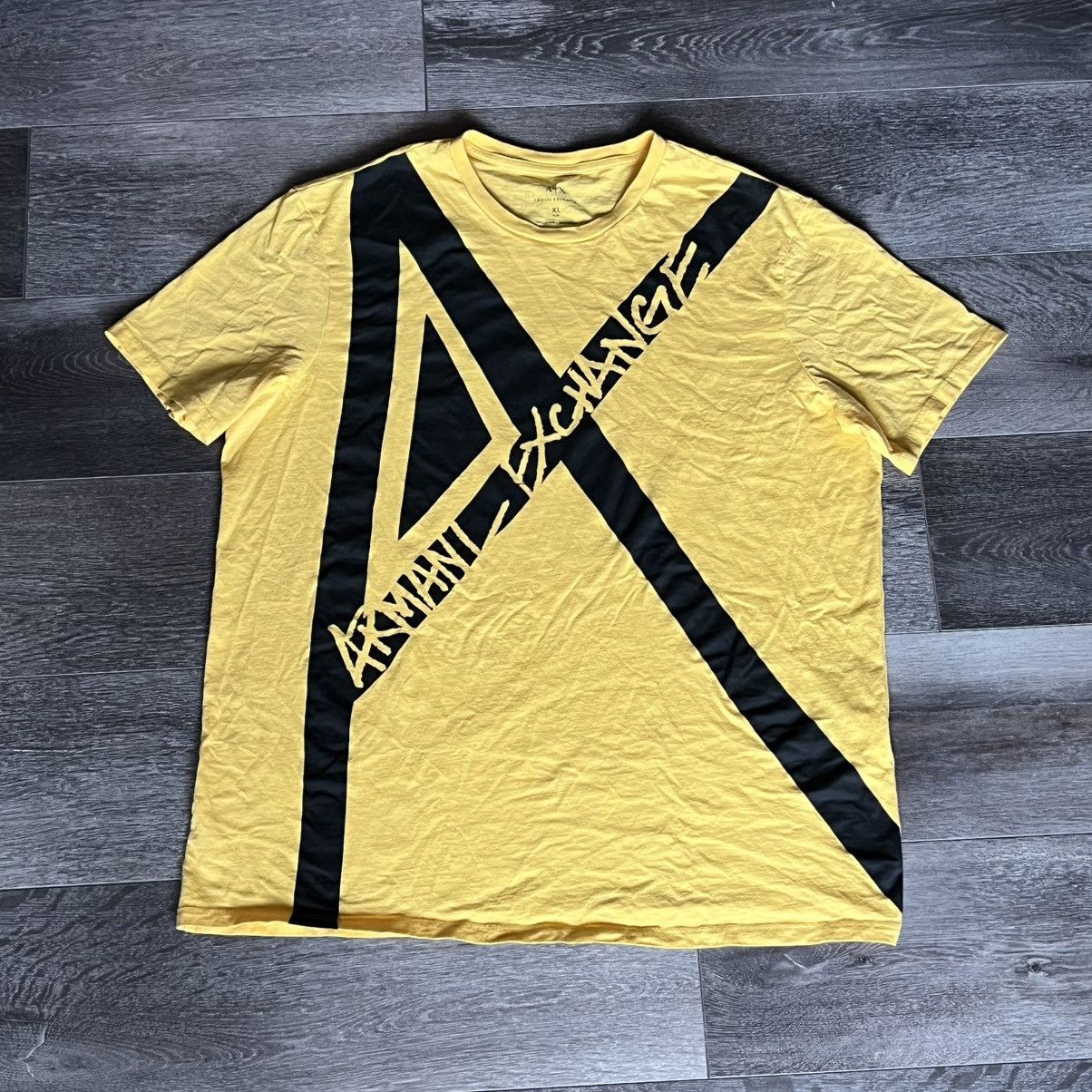 Armani Exchange Armani Exchange Big A X Logo Graphic Slim Fit T Shirt Size US XL / EU 56 / 4 - 1 Thumbnail
