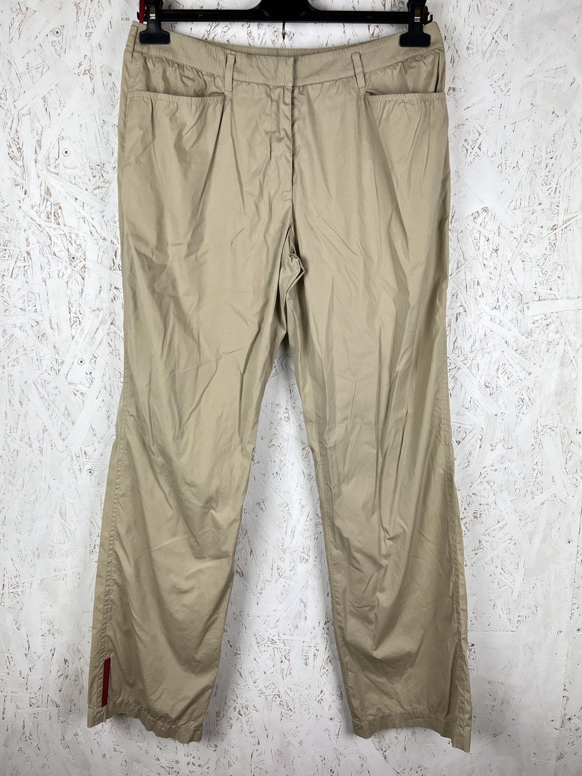 Prada Prada Red Tab Lightweight Nylon Pants Trousers Size 46 Size 32" / US 10 / IT 46 - 1 Thumbnail