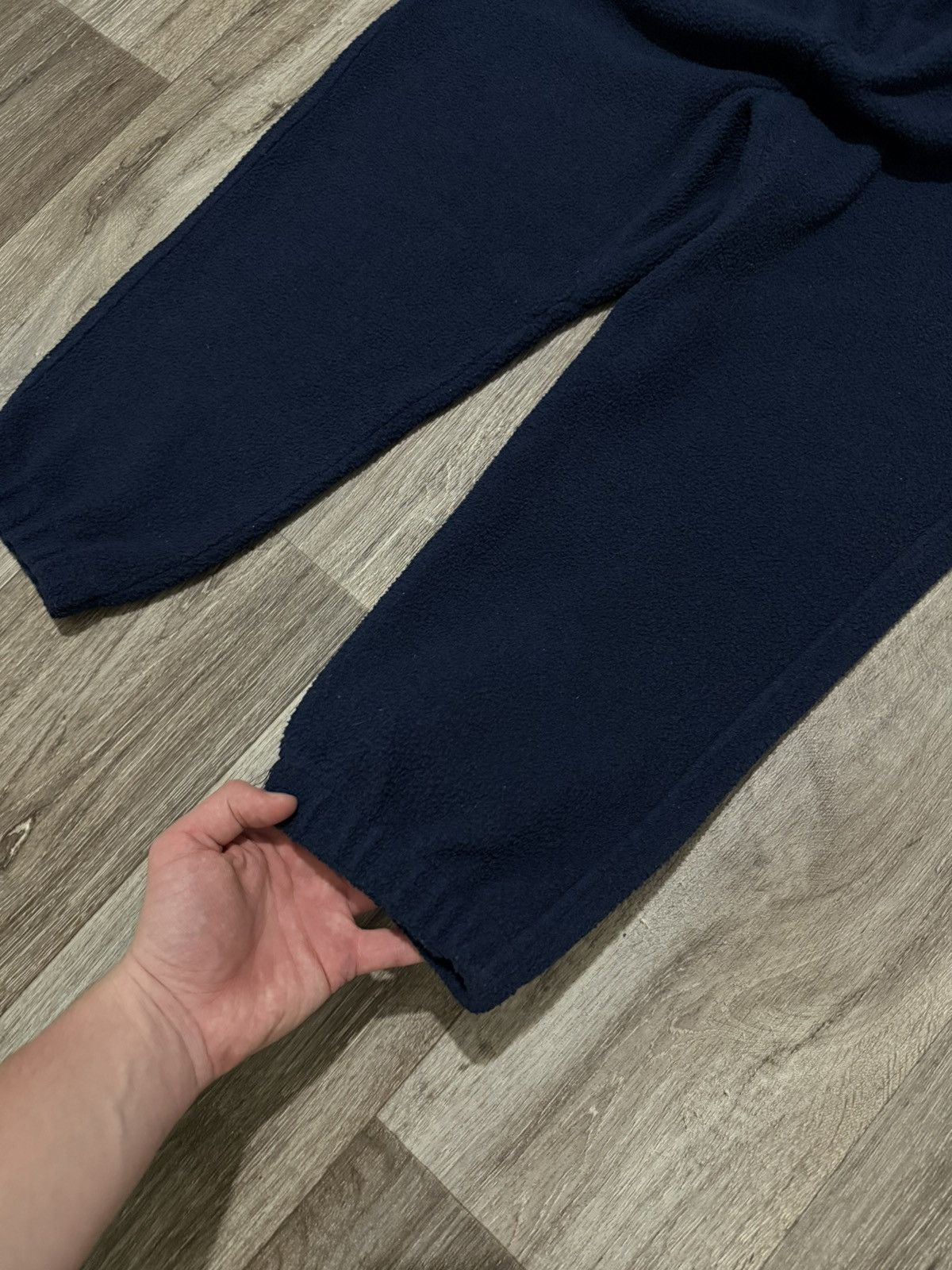 Adidas ADIDAS FLEECE SWEATPANTS MEN’S NAVY BLUE RARE Y2K PANTALONE Size US 35 - 10 Thumbnail