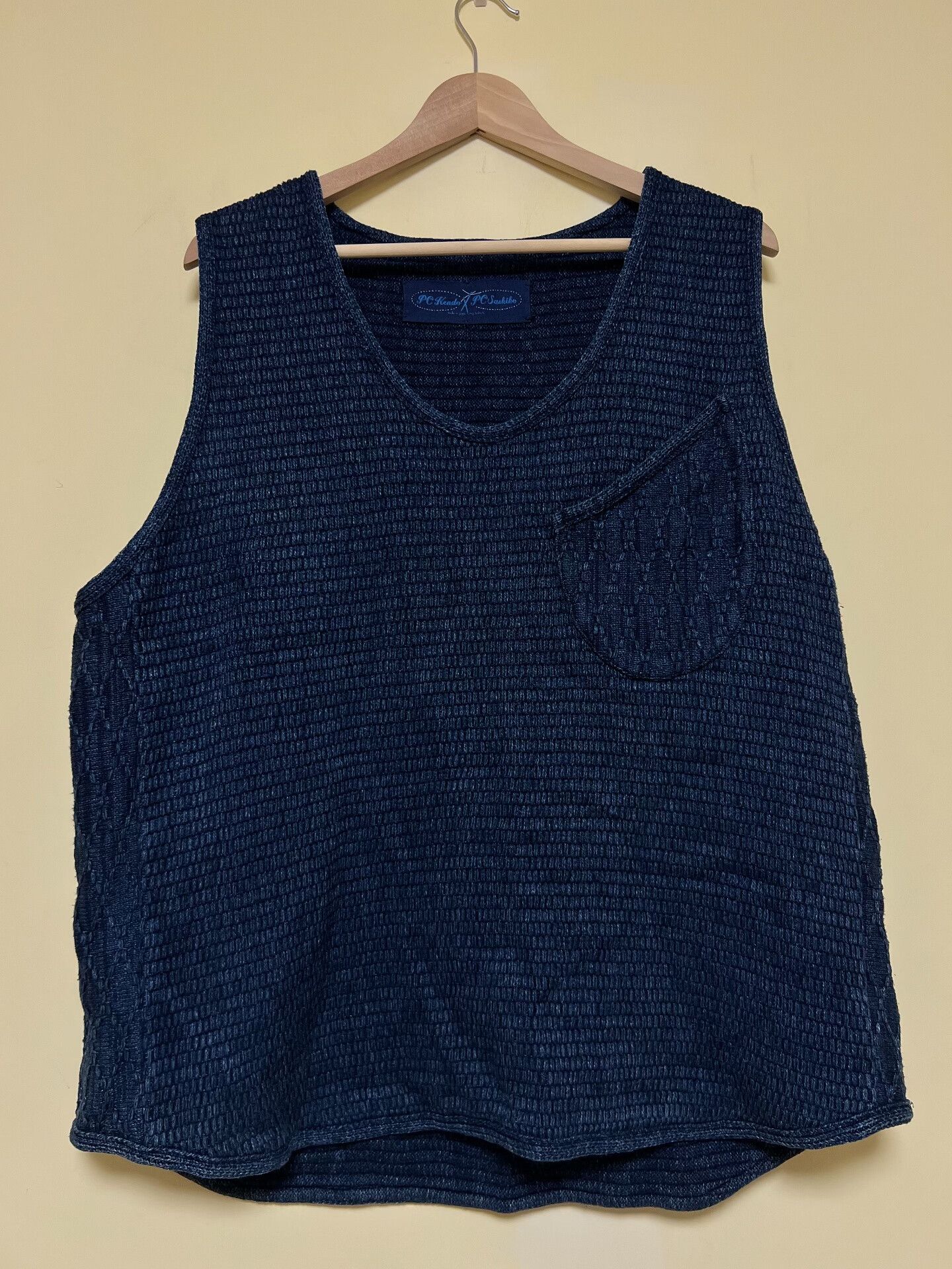 Porter Classic porter classic blue kendo knit pullover vest Size US M / EU 48-50 / 2 - 1 Thumbnail
