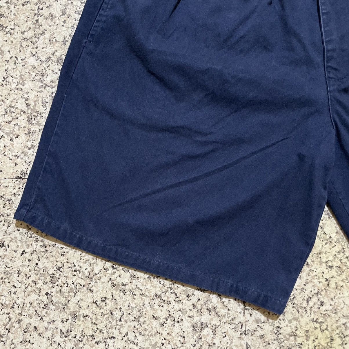 Givenchy Vintage Givenchy Activewear Pleated Chino Shorts Navy Blue Size US 36 / EU 52 - 3 Thumbnail