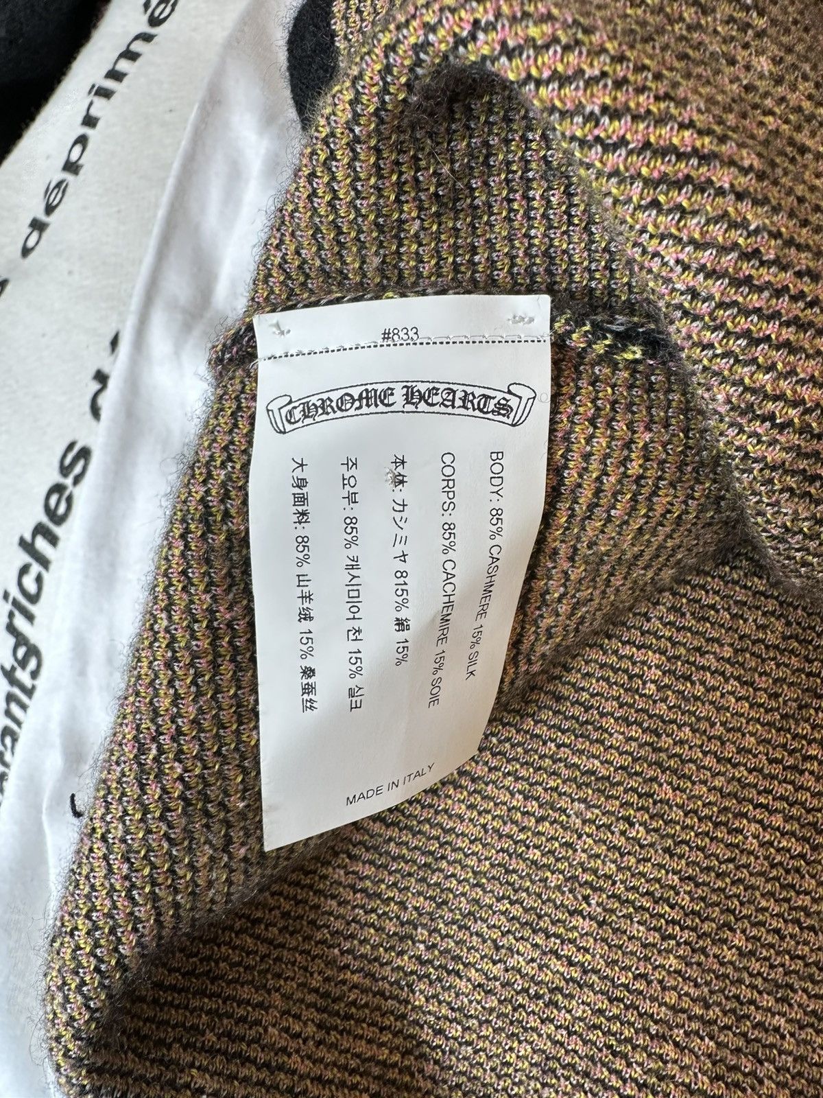 Chrome Hearts CHROME HEARTS CASHMERE SEX RECORDS SWEATER Size US L / EU 52-54 / 3 - 5 Thumbnail