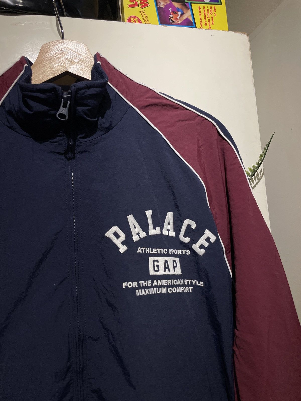 Palace Palace Gap Nylon Track Top | Grailed