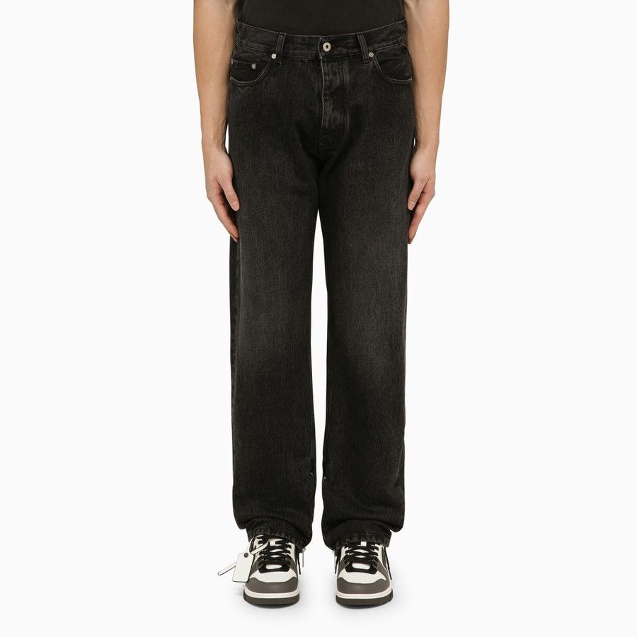 image of Off White O1D2Blof0424 Denim Jeans In Black, Men's (Size 34)