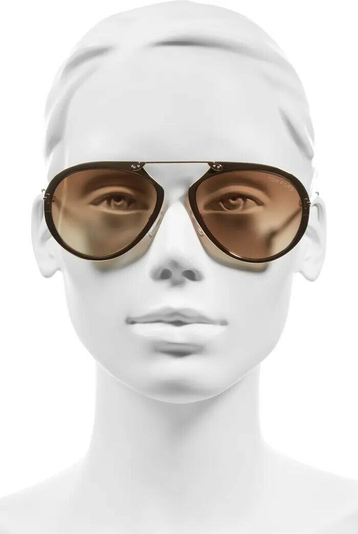 Tom Ford Tom Ford Dashel FT0508 28F Gold Brown Aviator Sunglasses Grailed