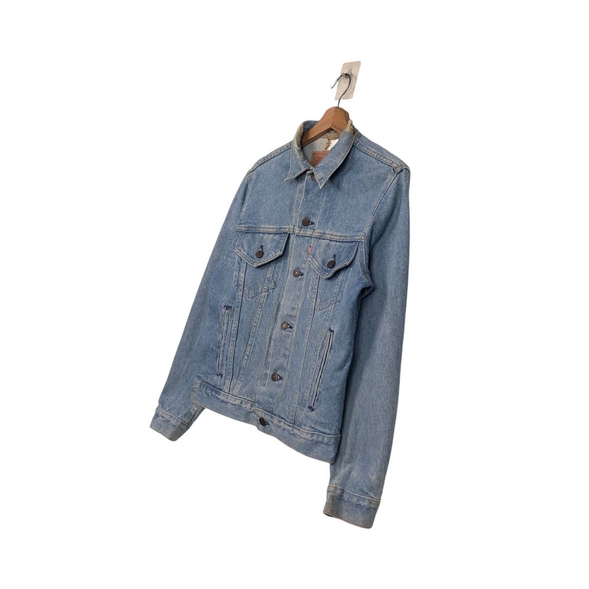 Levi's 📌Vintage Trucker Denim Jacket Distressed Levi's Made in Usa Size US M / EU 48-50 / 2 - 3 Thumbnail