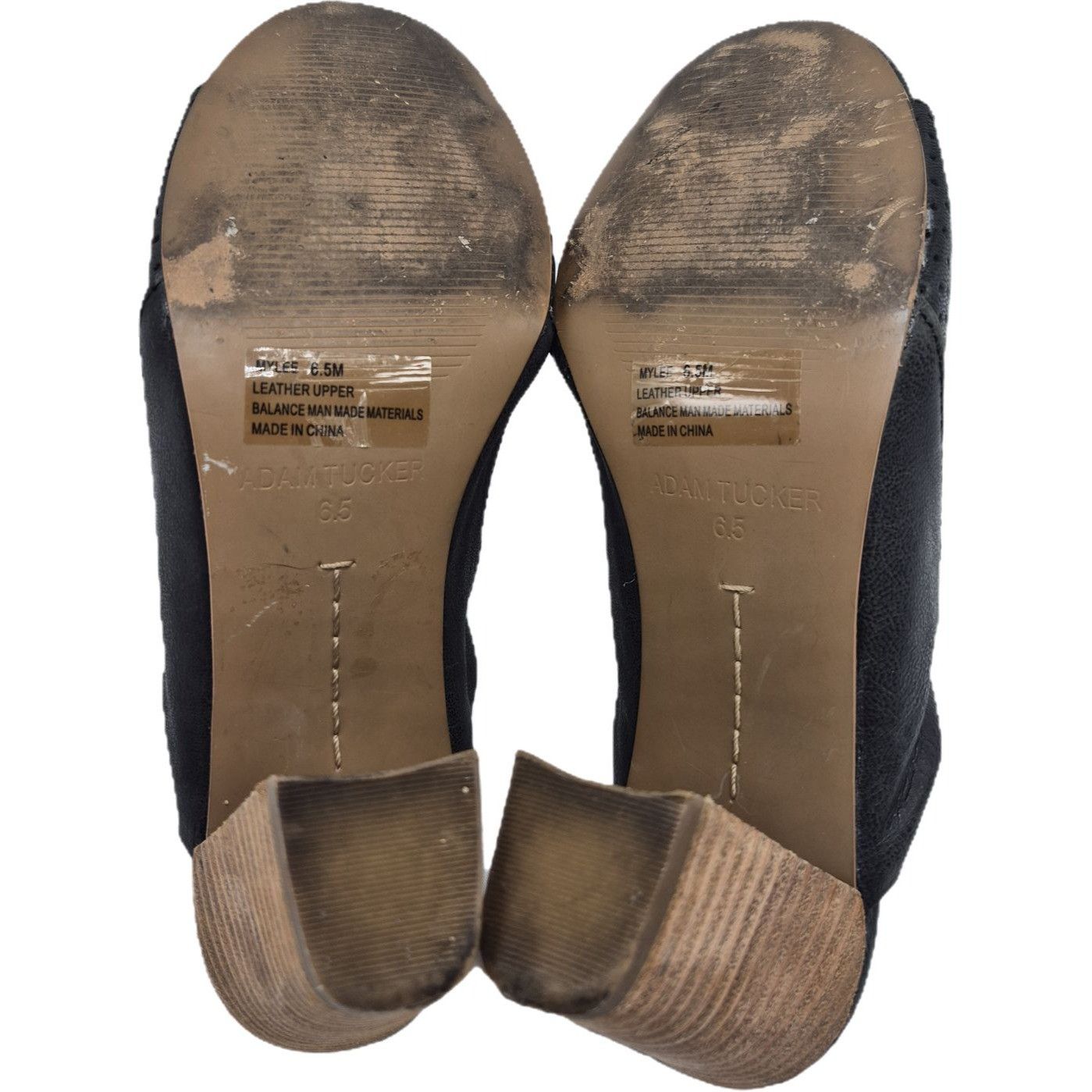 Other Adam Tucker Mylee Heeled Mule Slide Sandals Women's 6.5 Blac Size US 6.5 / IT 36.5 - 3 Thumbnail