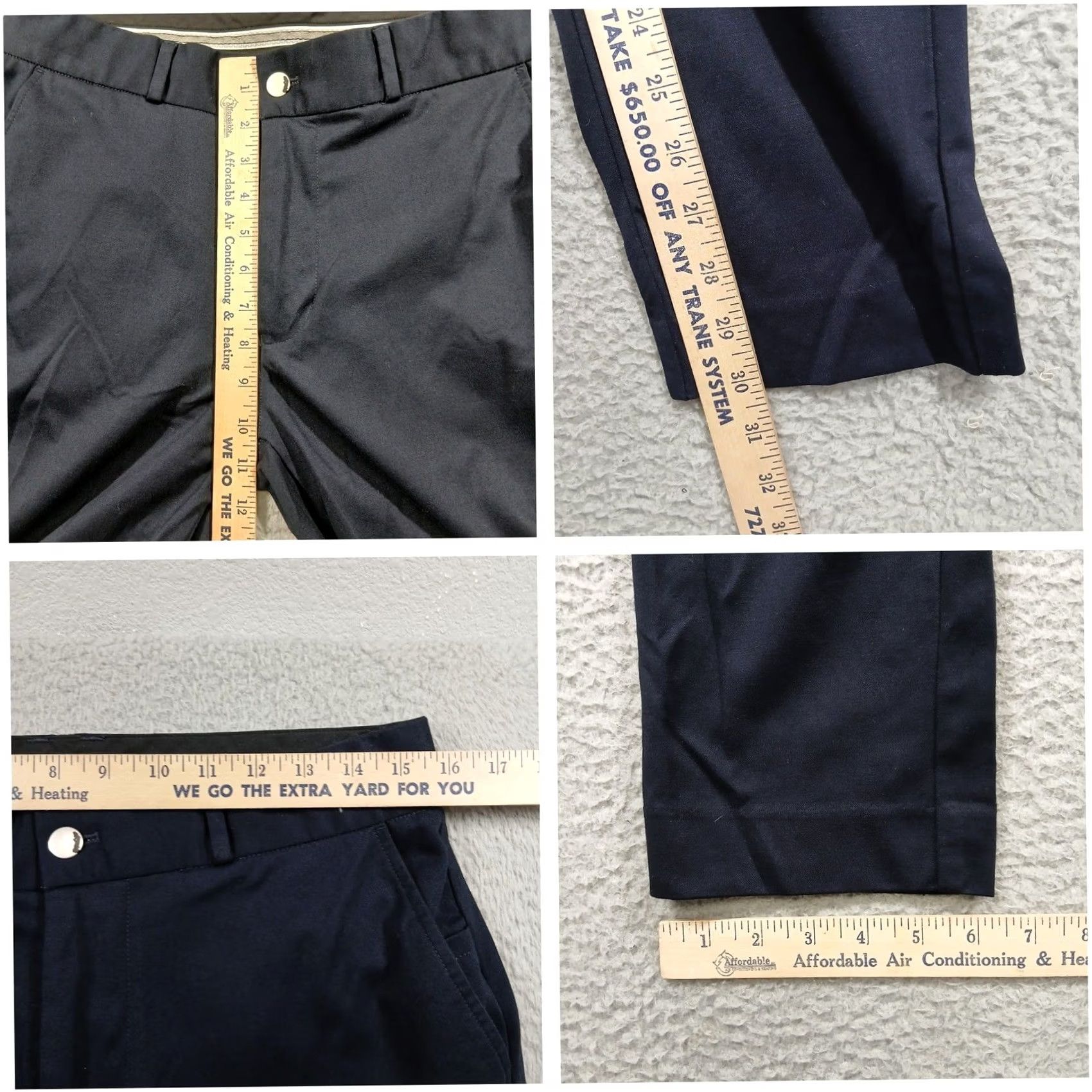 Old Navy Old Navy Men's Navy Athletic Ultimate Tech 4-way Stretch Chino Pants 31x30 EUC Size US 31 - 5 Thumbnail