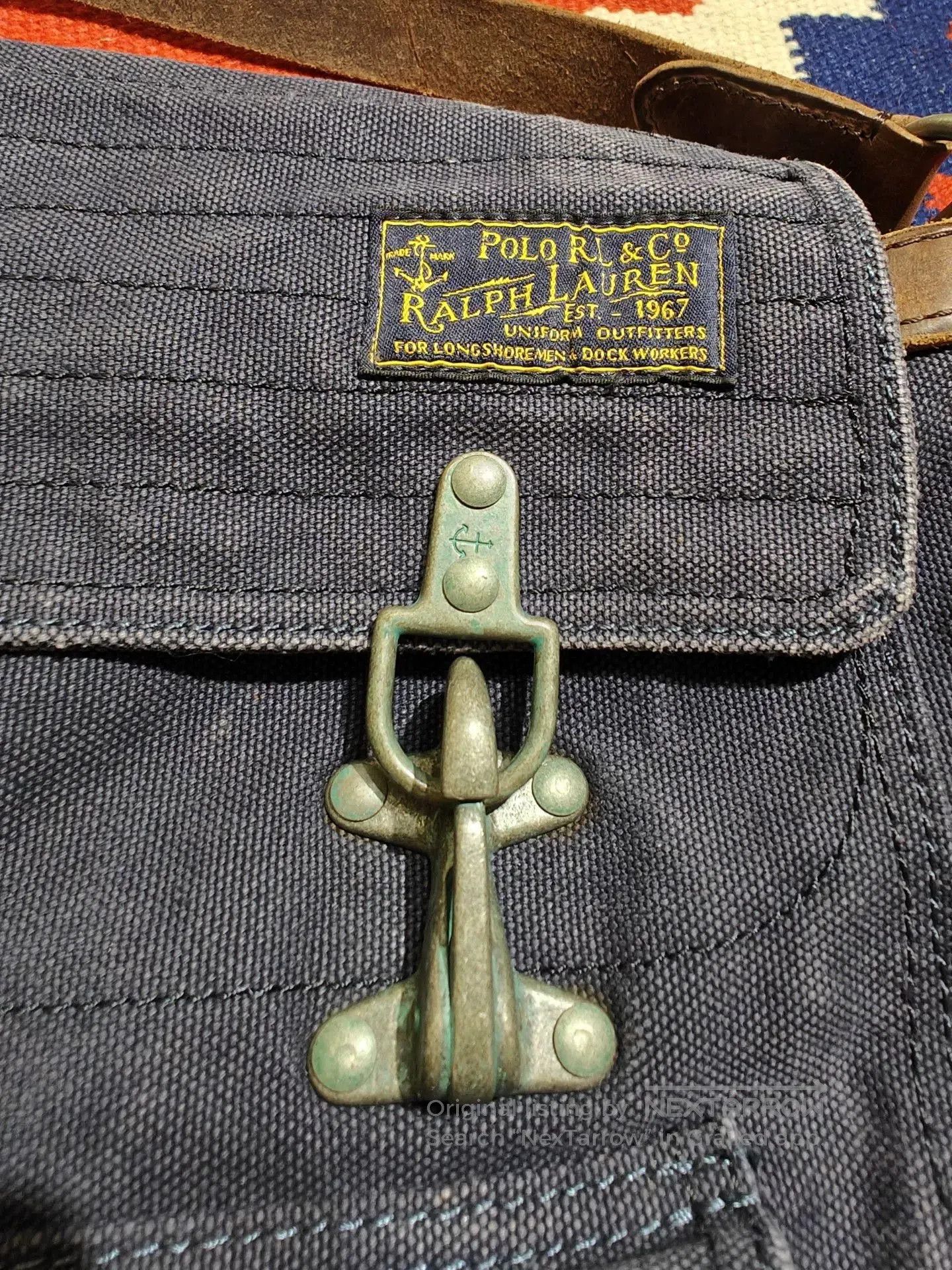 RRL Ralph Lauren RRL Ralph Lauren Nautical Shoulder Bag. Size ONE SIZE - 4 Thumbnail