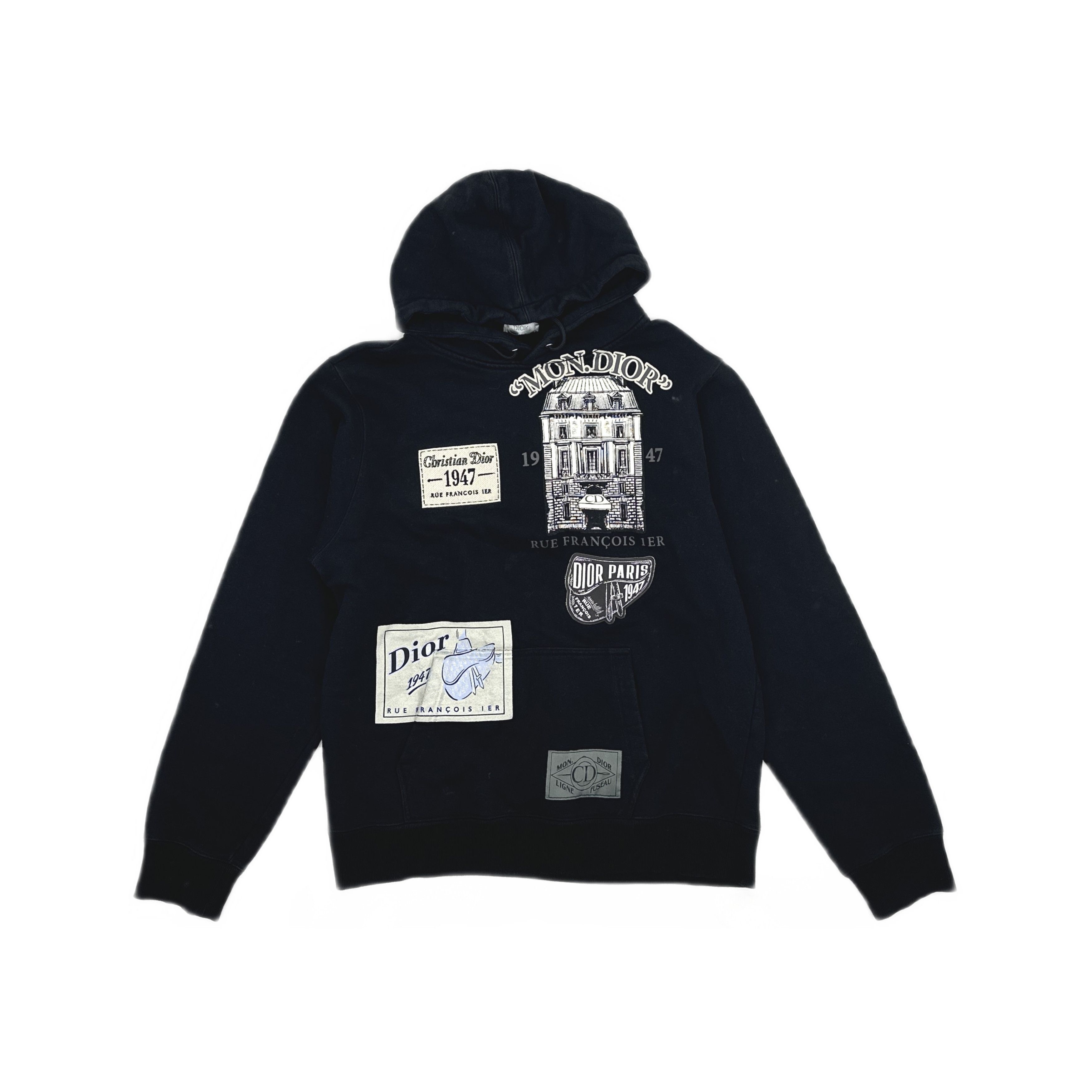 Dior Dior Graphic Patch Hoodie Black Size L Size US L / EU 52-54 / 3 - 1 Thumbnail
