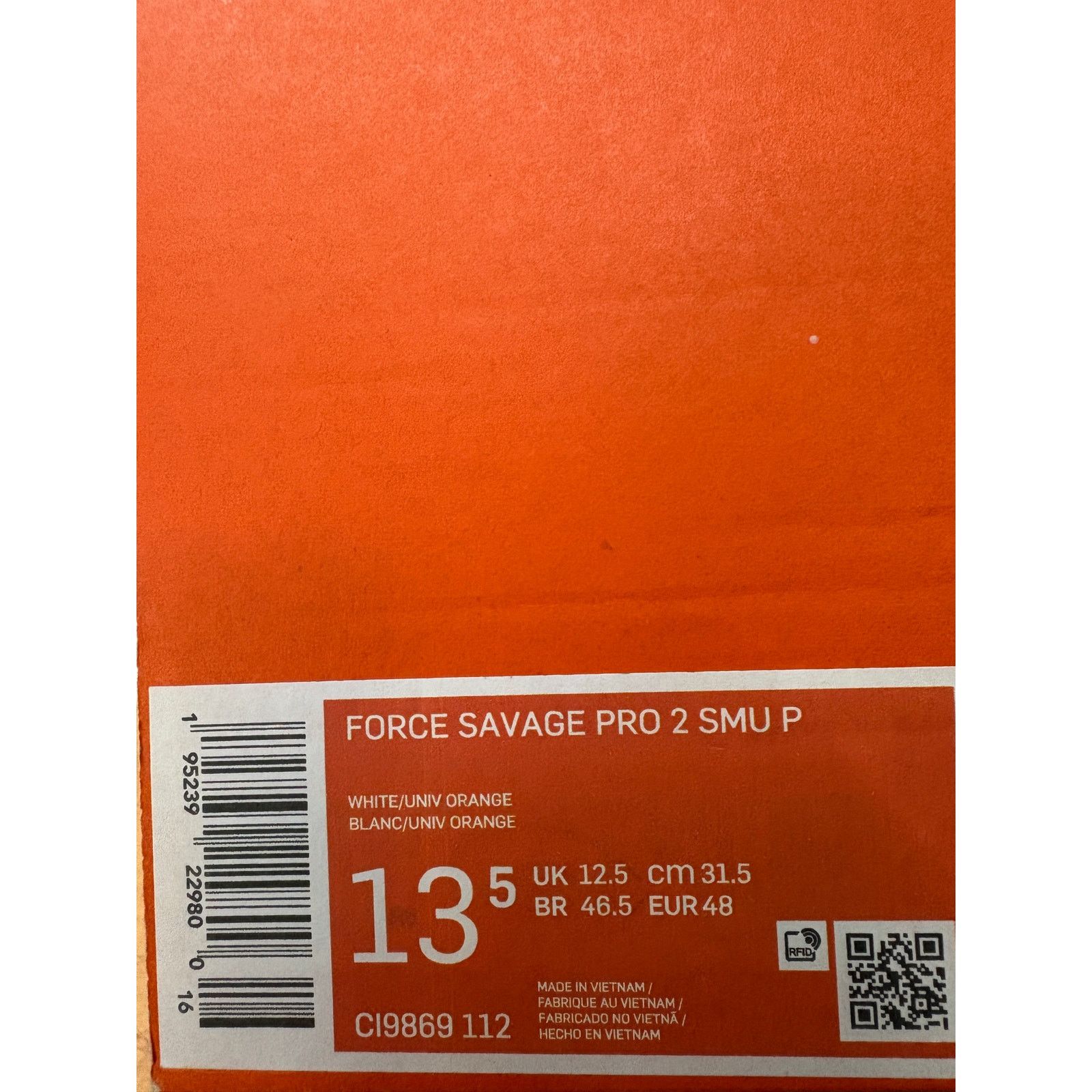 Nike Nike Force Savage Pro 2 Cleats Mens 13.5 Clemson Tigers Size US 13 / EU 46 - 8 Thumbnail