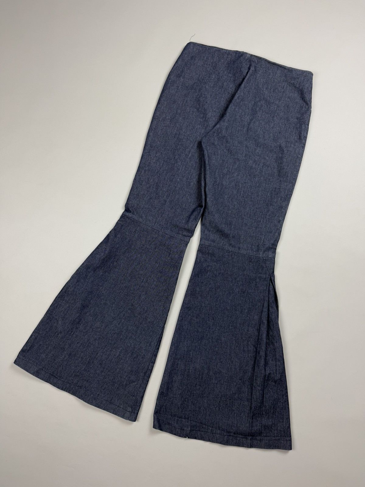Japanese Brand Orimono Ladies Japanese Flared Low Rise Y2K Jeans Pants Size 32" / US 10 / IT 46 - 20 Thumbnail