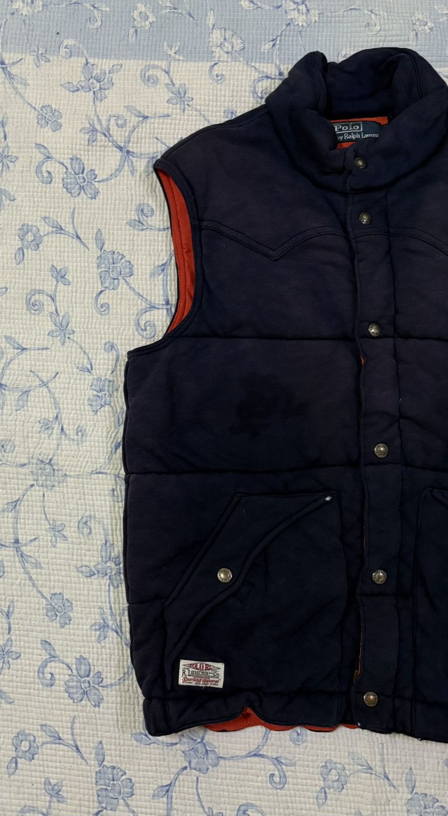 Polo Ralph Lauren Vintage Polo Ralph Lauren Padded Vest Size US M / EU 48-50 / 2 - 2 Thumbnail
