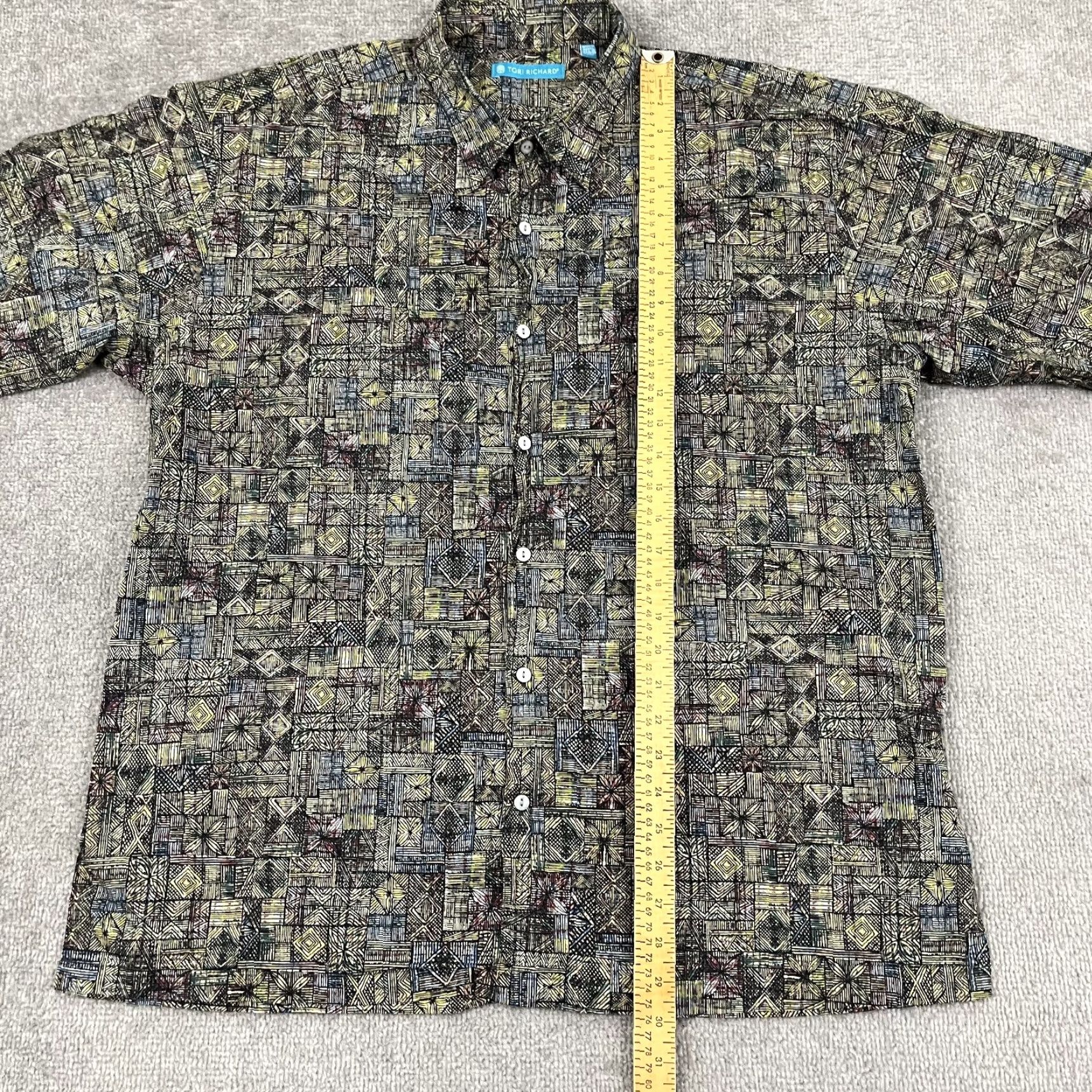 Tori Richard Tori Richard Hawaiian Shirt Mens XL Multicolor Floral Button-Up Tropical Vacation USA Made Size US XL / EU 56 / 4 - 3 Thumbnail
