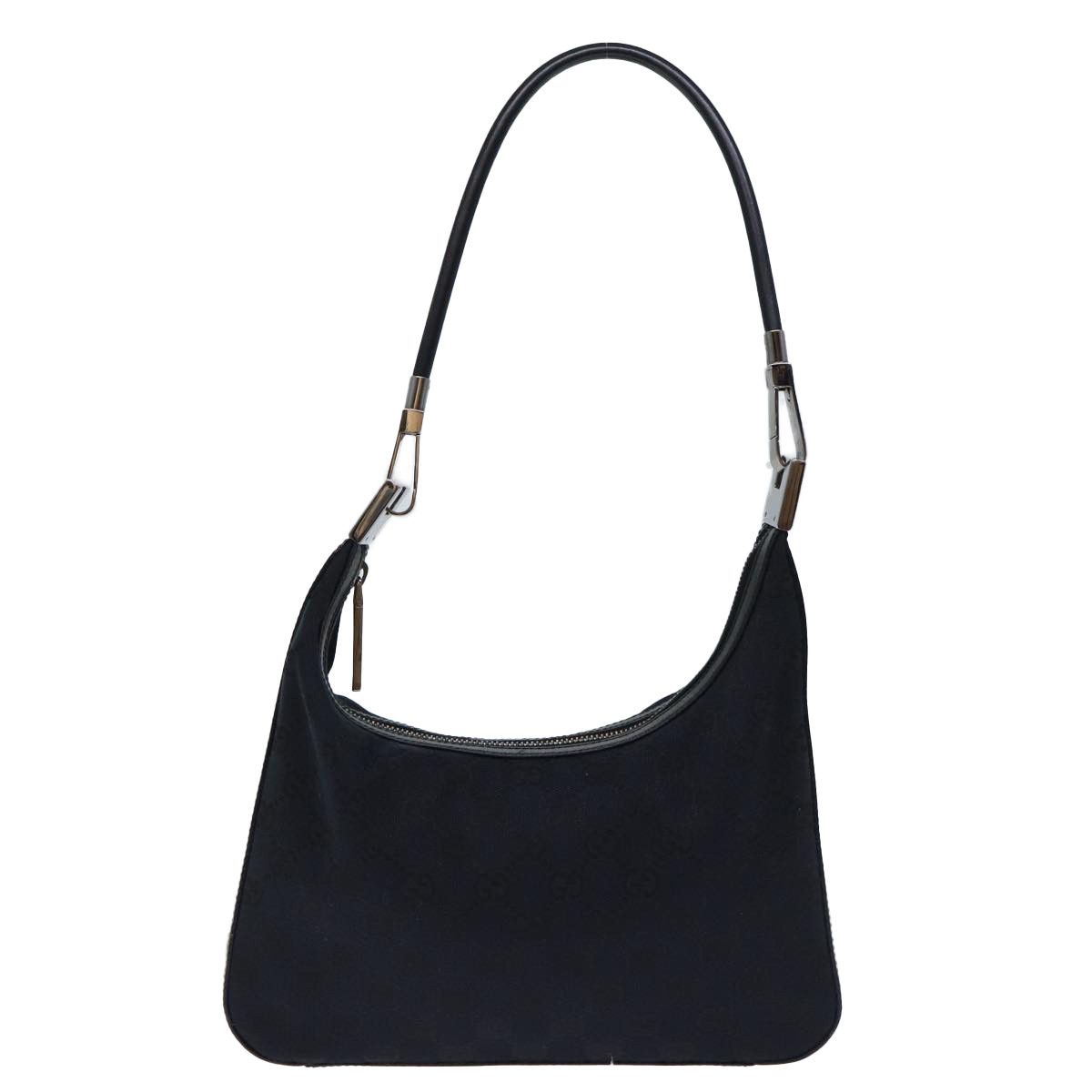 Gucci Gg Canvas Black Canvas Shoulder Bag (Pre-Owned) Size ONE SIZE - 1 Thumbnail