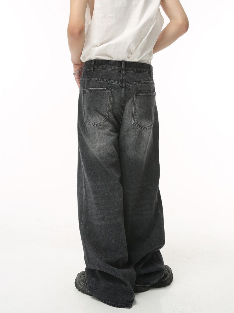 Japanese Brand × Jean Retro loose wide leg high street jeans Size US 32 / EU 48 - 4 Thumbnail