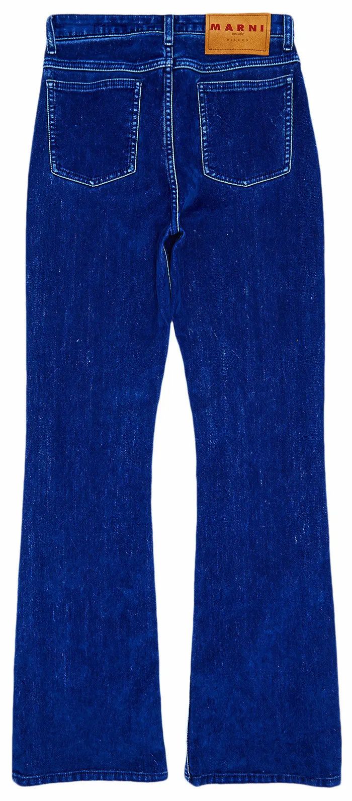 Marni o1y1125 Casual Pant in Blue Size 25" / US 0 / IT 36 - 2 Thumbnail