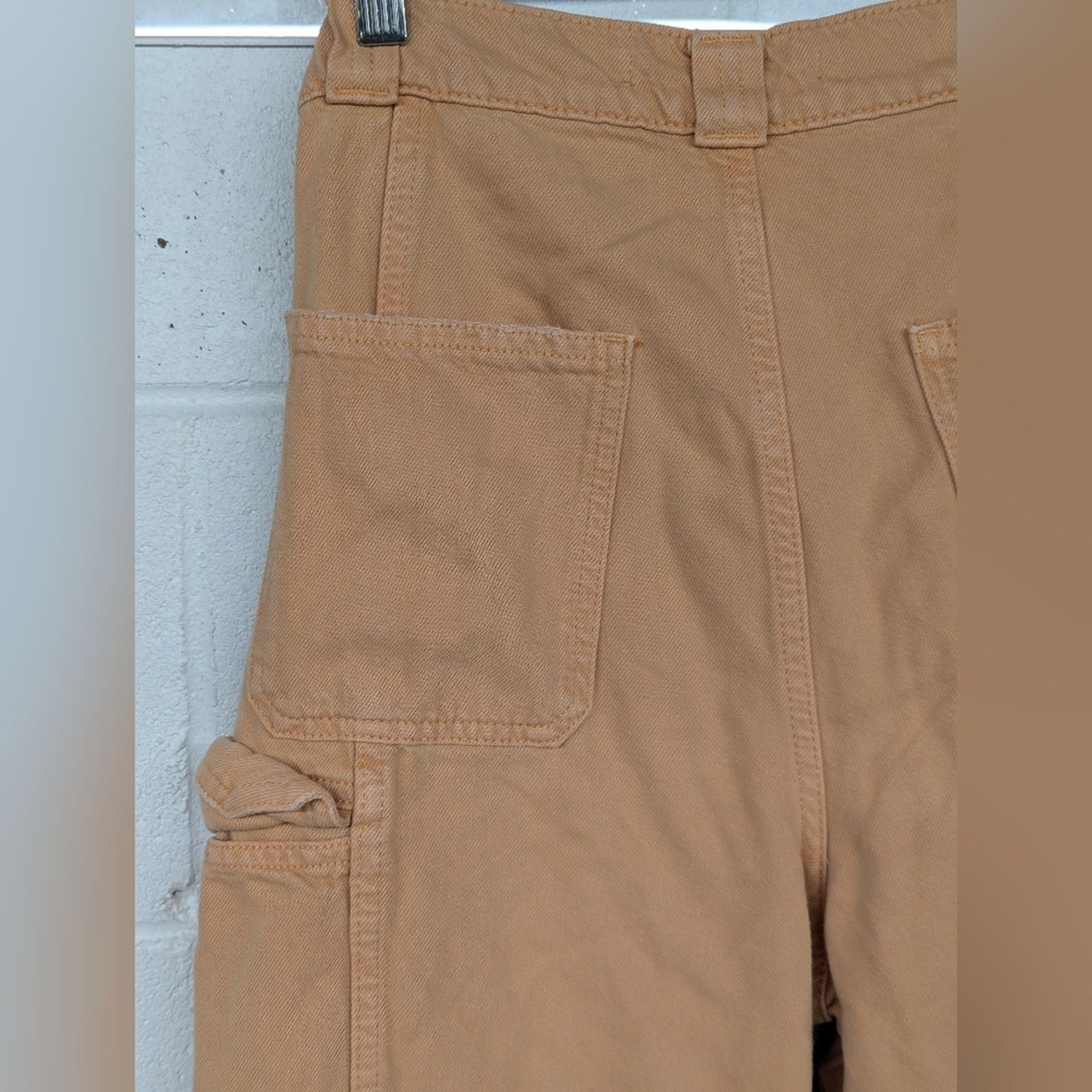 Hudson RTR sz 27 / 4 Hudson Orange Cargo Pants high rise creamsicle Size 27" / US 4 / IT 40 - 8 Thumbnail