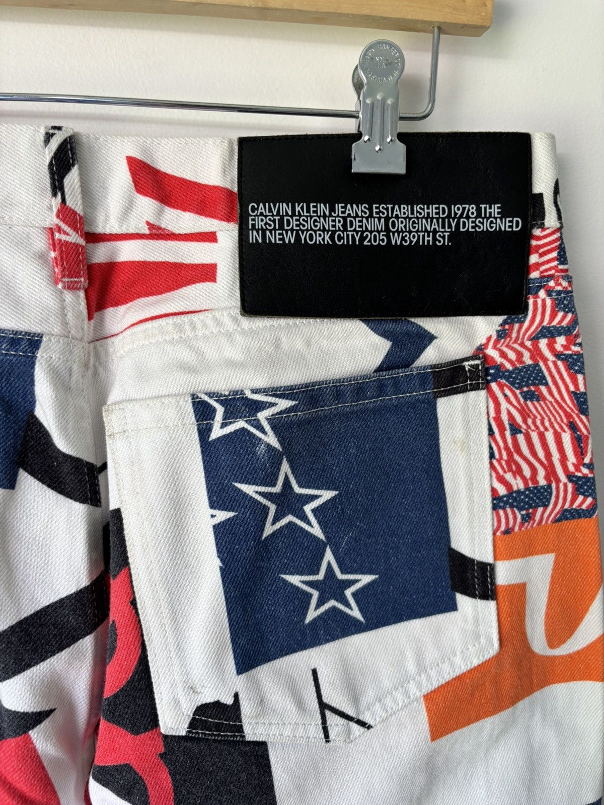 Calvin Klein 205W39NYC Calvin Klein 209W39NYC Printed Denim Size US 33 - 5 Thumbnail