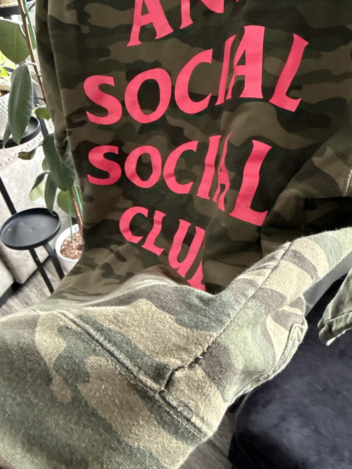 Anti Social Social Club Anti Social Social Club Camo Pink Logo Hoodie Size US L / EU 52-54 / 3 - 5 Thumbnail