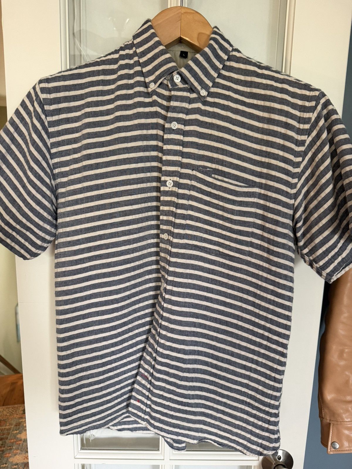 Apolis Aoolis Short Sleeve Striped L Size US L / EU 52-54 / 3 - 2 Thumbnail