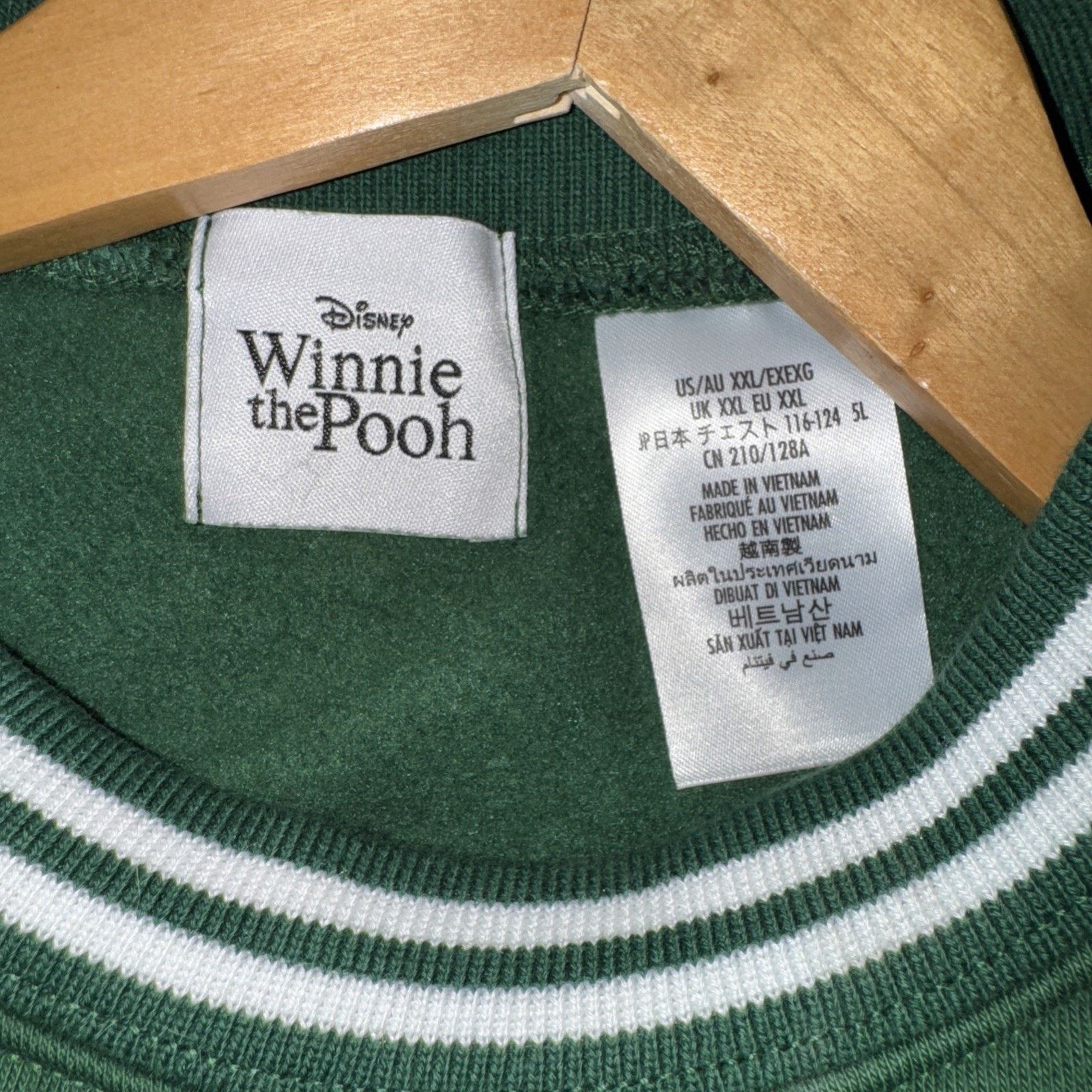 Disney Embroidered Oversized 2X Disney Winnie The Poo Sweatshirt Size US XXL / EU 58 / 5 - 4 Thumbnail