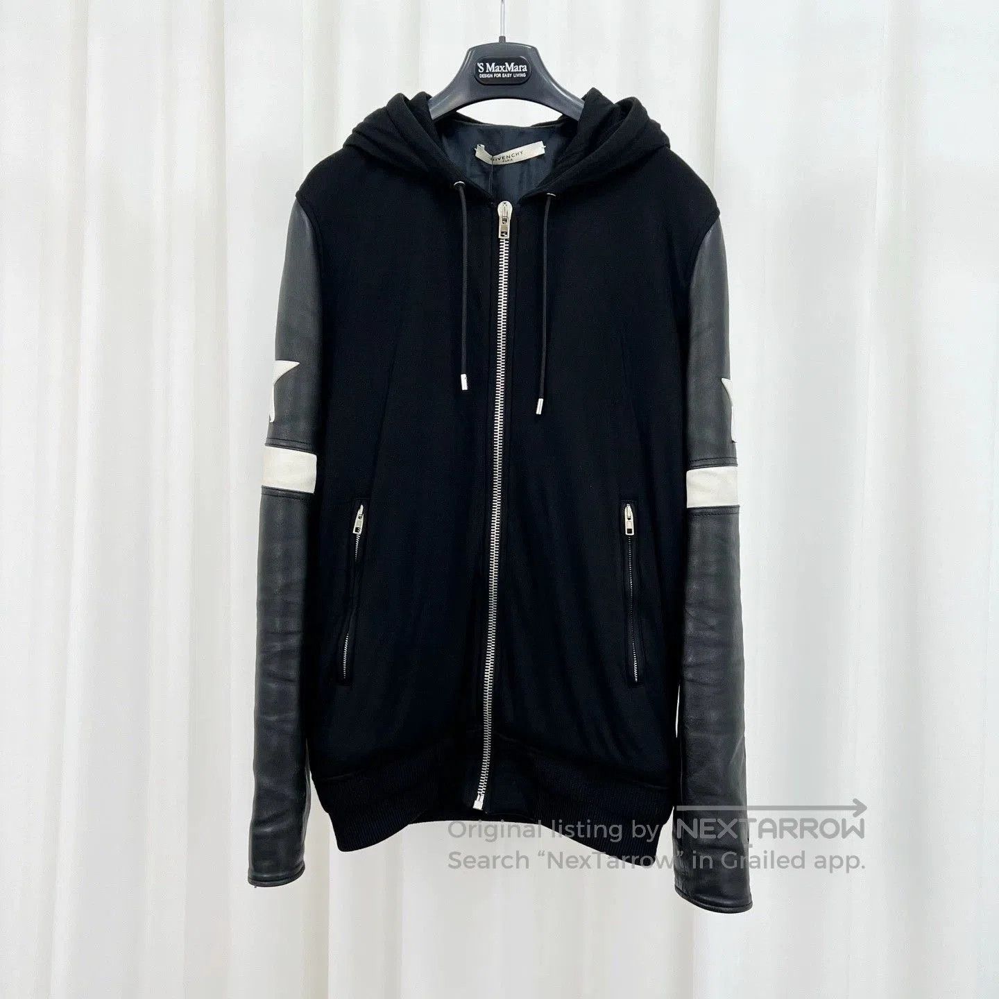Givenchy Givenchy Star Patchwork Leather Sleeve Jacket. Size US M / EU 48-50 / 2 - 1 Thumbnail