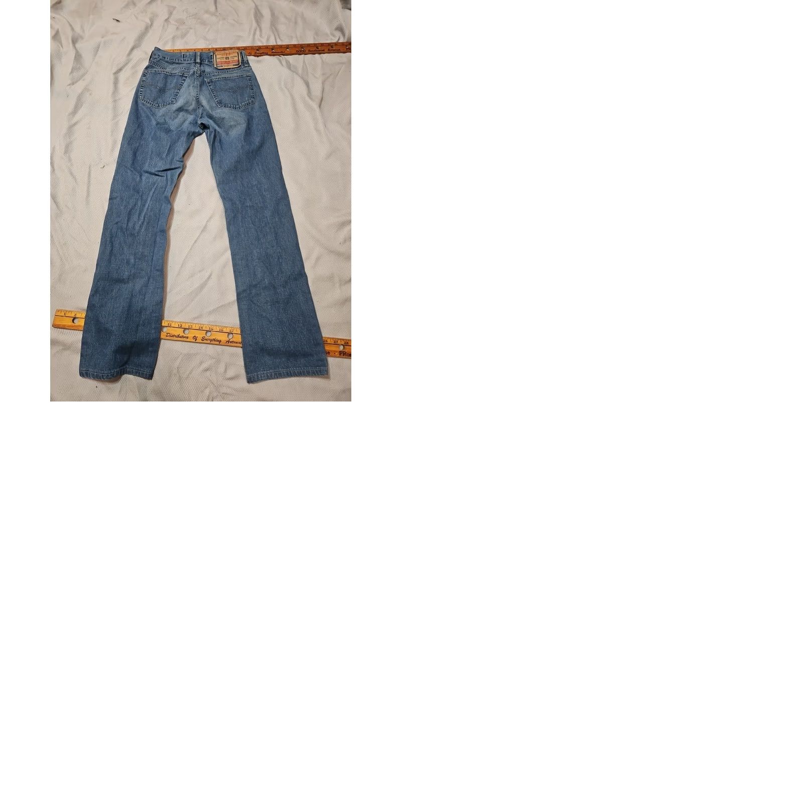 Diesel DIESEL Kulter Jeans Mens Size 27 Blue Denim Straight Buttonfly Pants Trouser Size US 27 - 10 Thumbnail