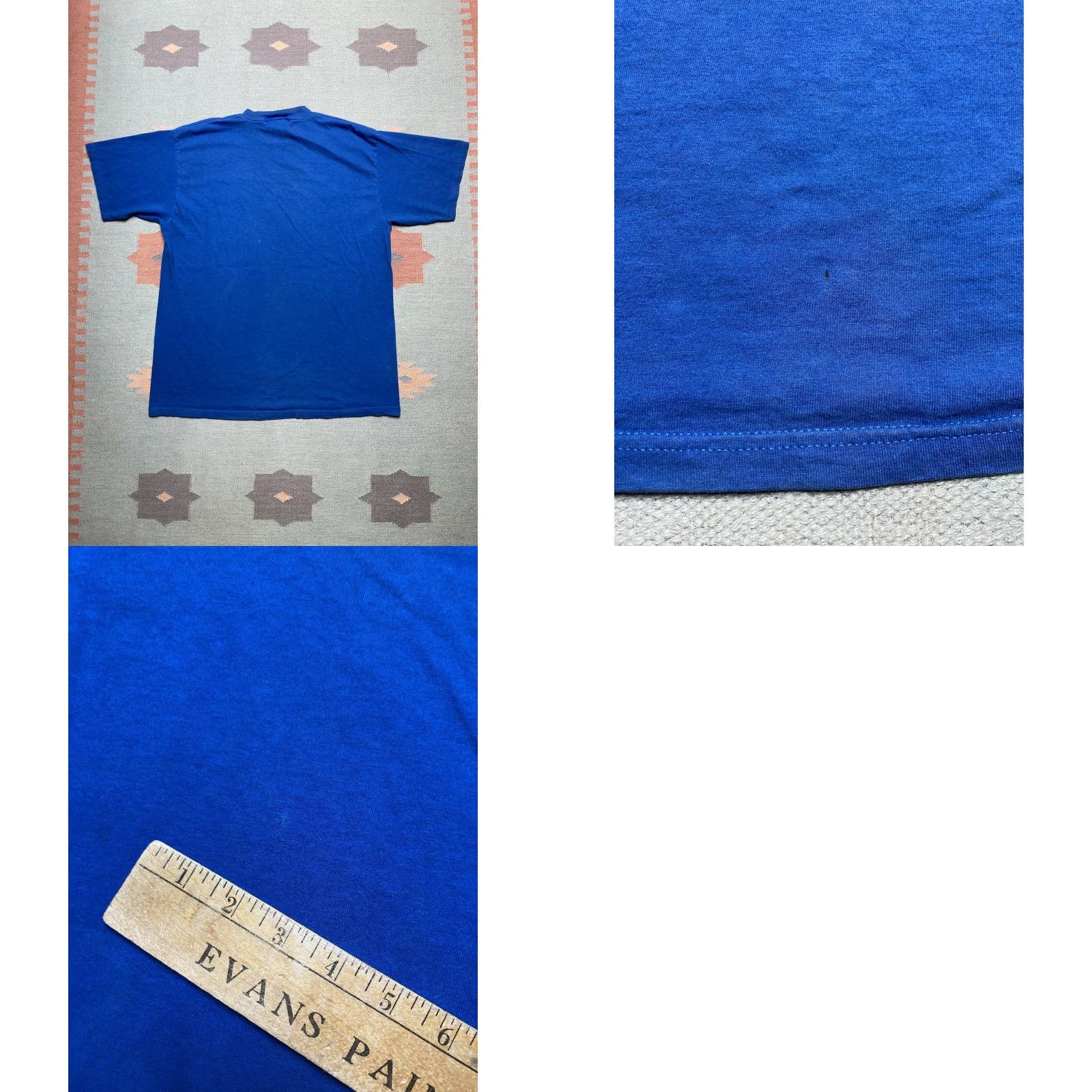 Disney VINTAGE Walt Disney World T-Shirt Mickey Mouse Pooh Bear Cartoon Adult XL Shirt Men Blue 90s Theme Disney/Mickey Dog Cats? Size US XL / EU 56 / 4 - 8 Thumbnail