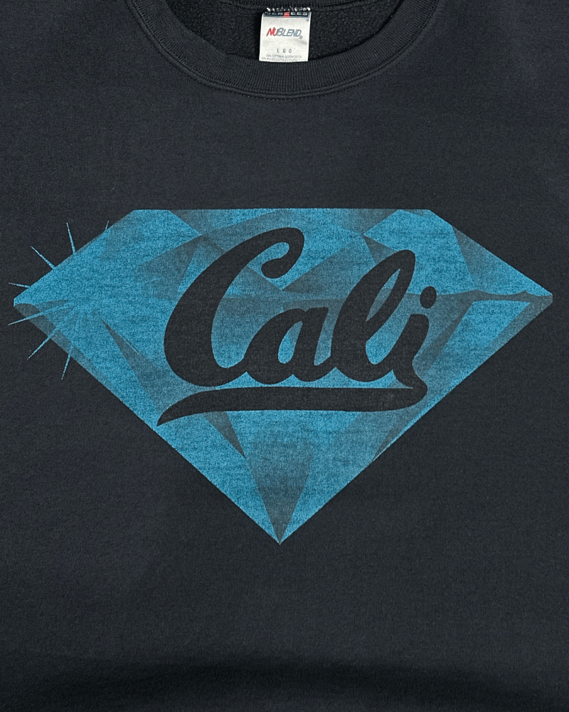 California Republic × Diamond Supply Co. × Jerzees Vintage Jerzees Diamond Cali Crewneck Sweatshirt - Large Size US L / EU 52-54 / 3 - 5 Thumbnail
