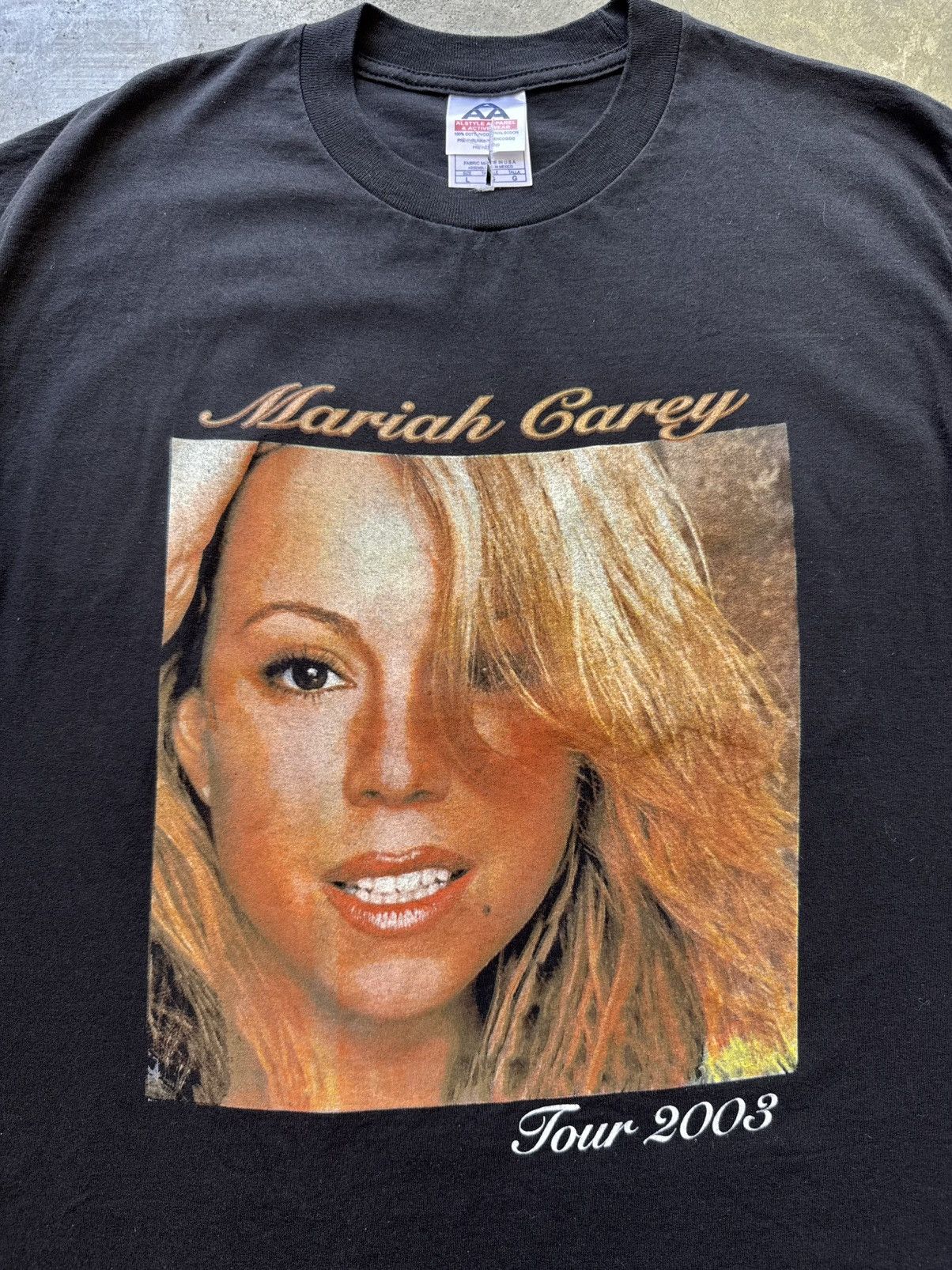 Vintage VTG 2003 Mariah Carey Charmbracelet Band Tee Shirt Sade Size US XL / EU 56 / 4 - 3 Thumbnail