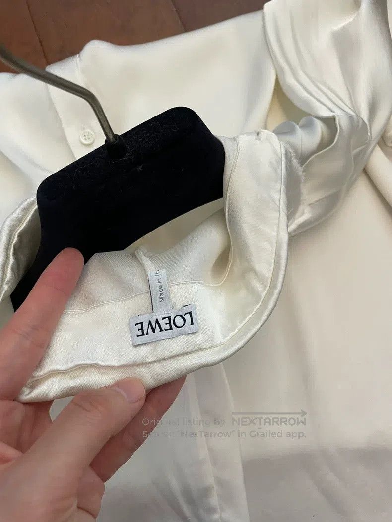 Loewe Loewe Satin Shirt/Jacket Size S / US 4 / IT 40 - 4 Thumbnail