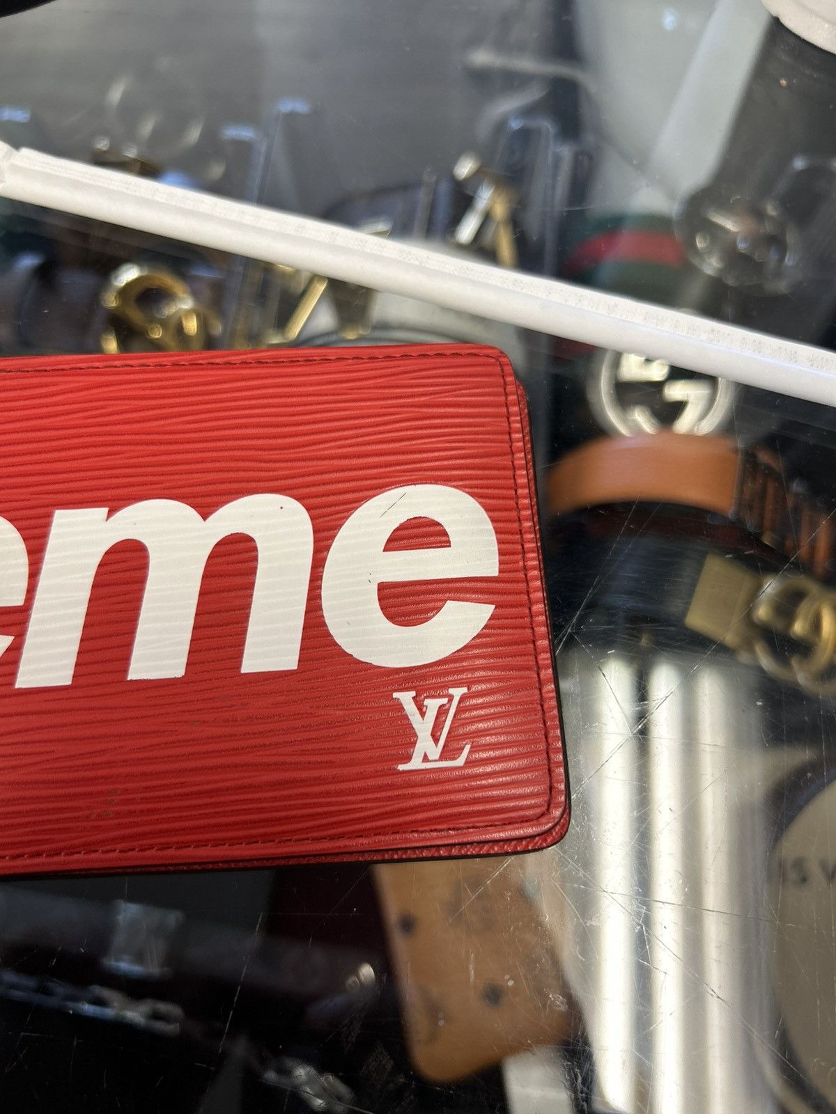 Louis Vuitton × Supreme I’m Louis Vuitton × Supreme Bi-fold Wallet Size ONE SIZE - 2 Thumbnail
